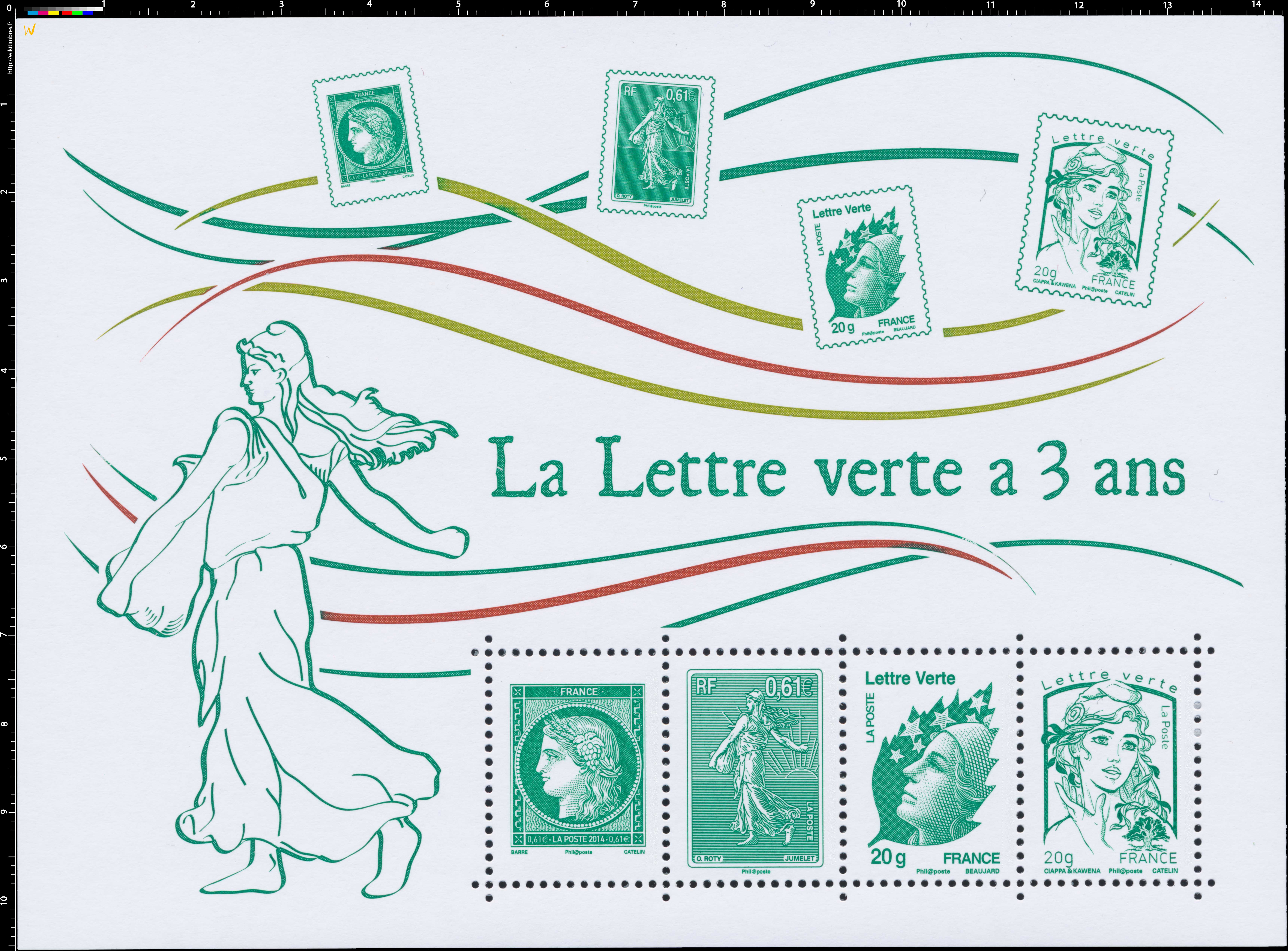 2014 La Lettre verte a 3 ans