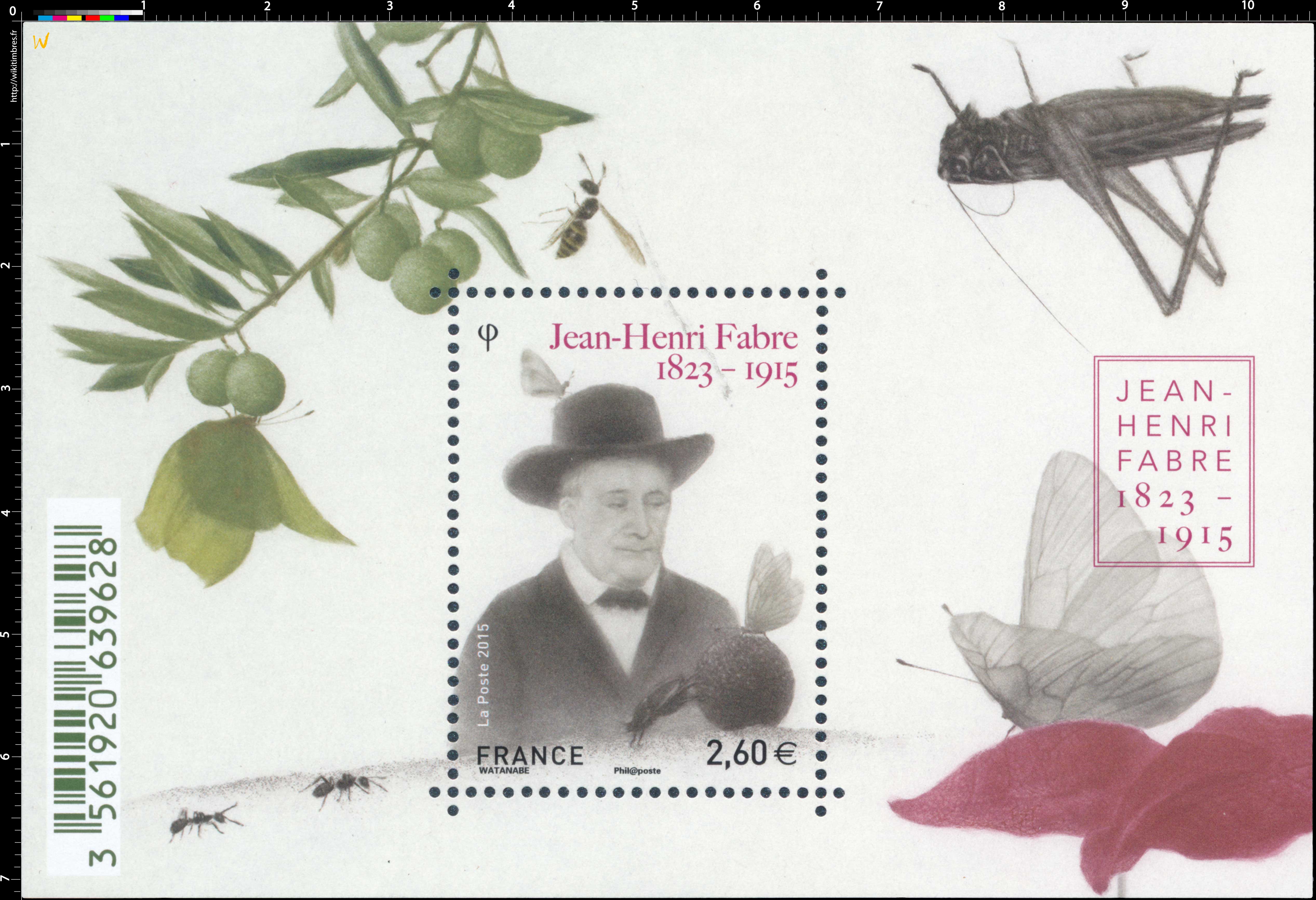 2015 Jean-Henri Fabre 1823-1915