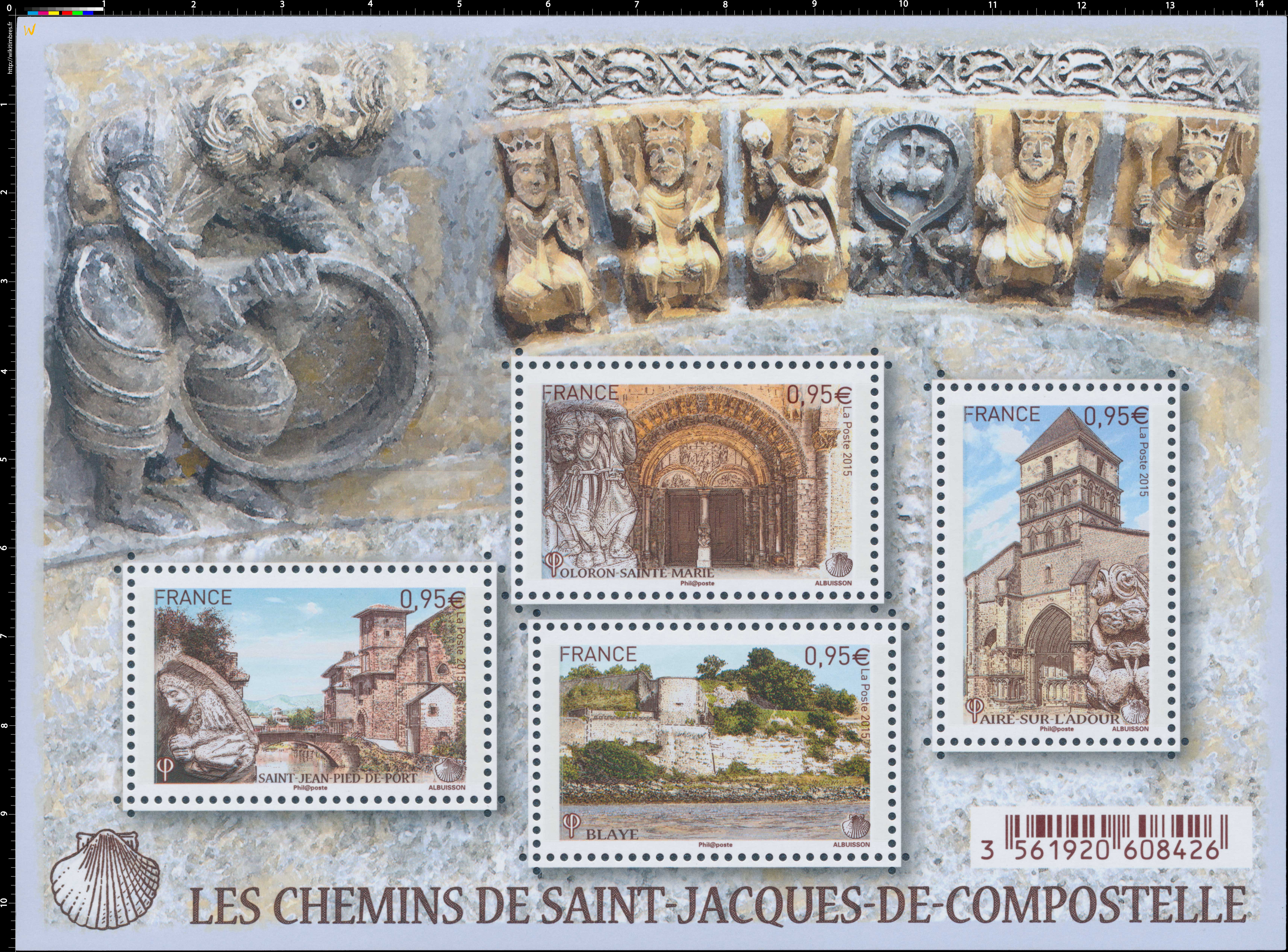 2015 Les chemins de Saint-Jacques-de-Compostelle