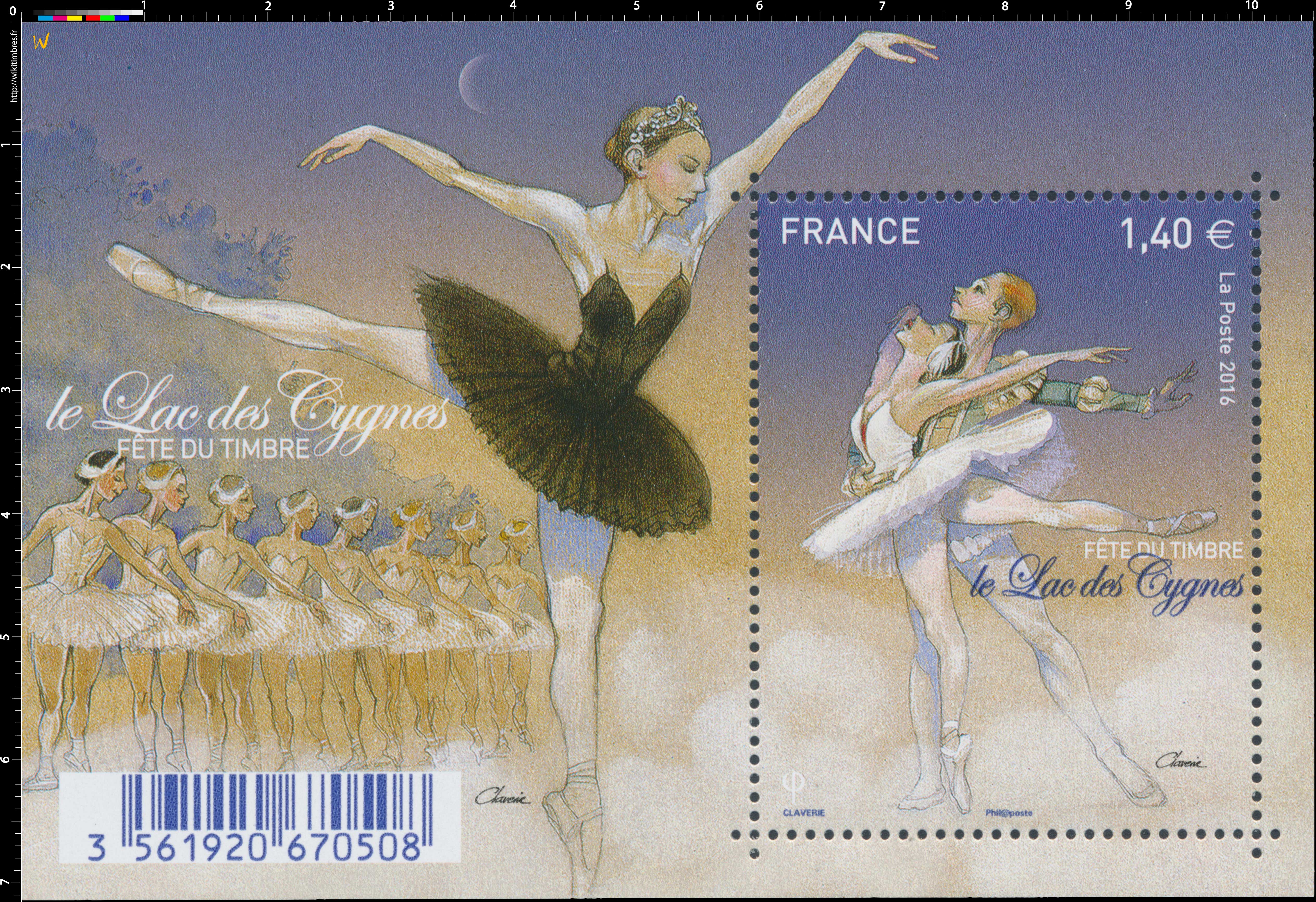 2016 le Lac des Cygnes fête du Timbre