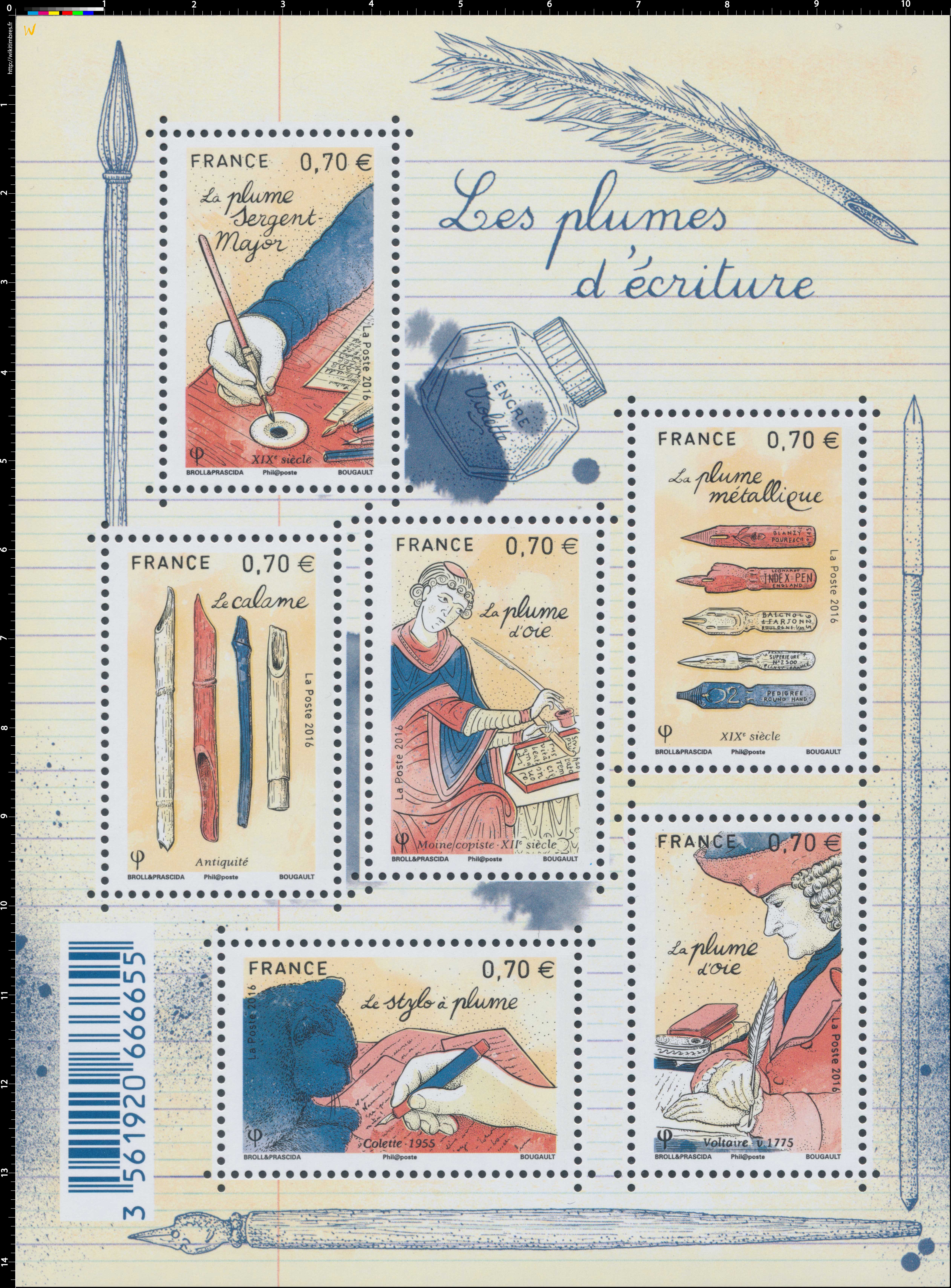 2016 Les plumes d’écriture
