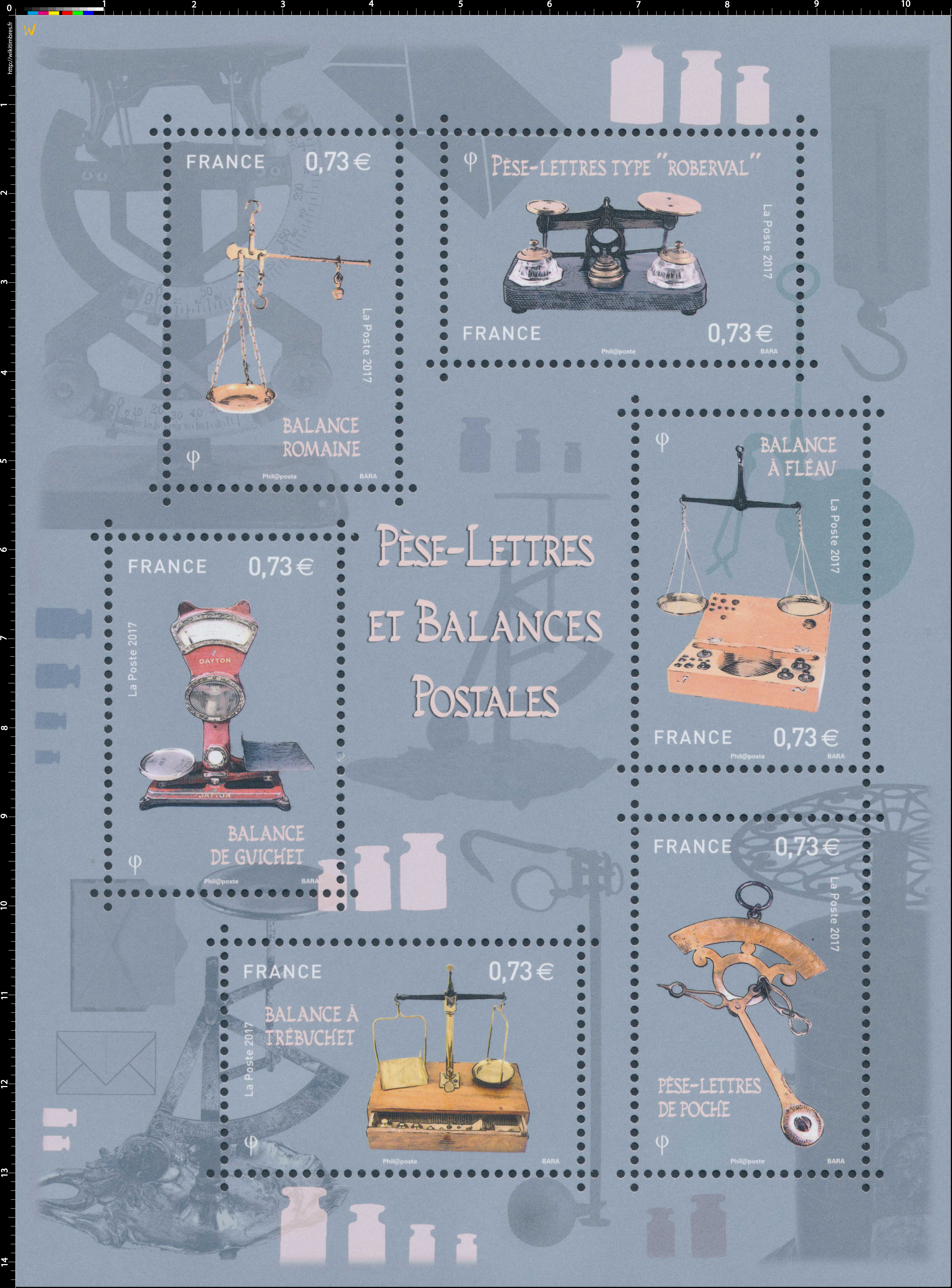 2017 Pèse-lettres et balances postales