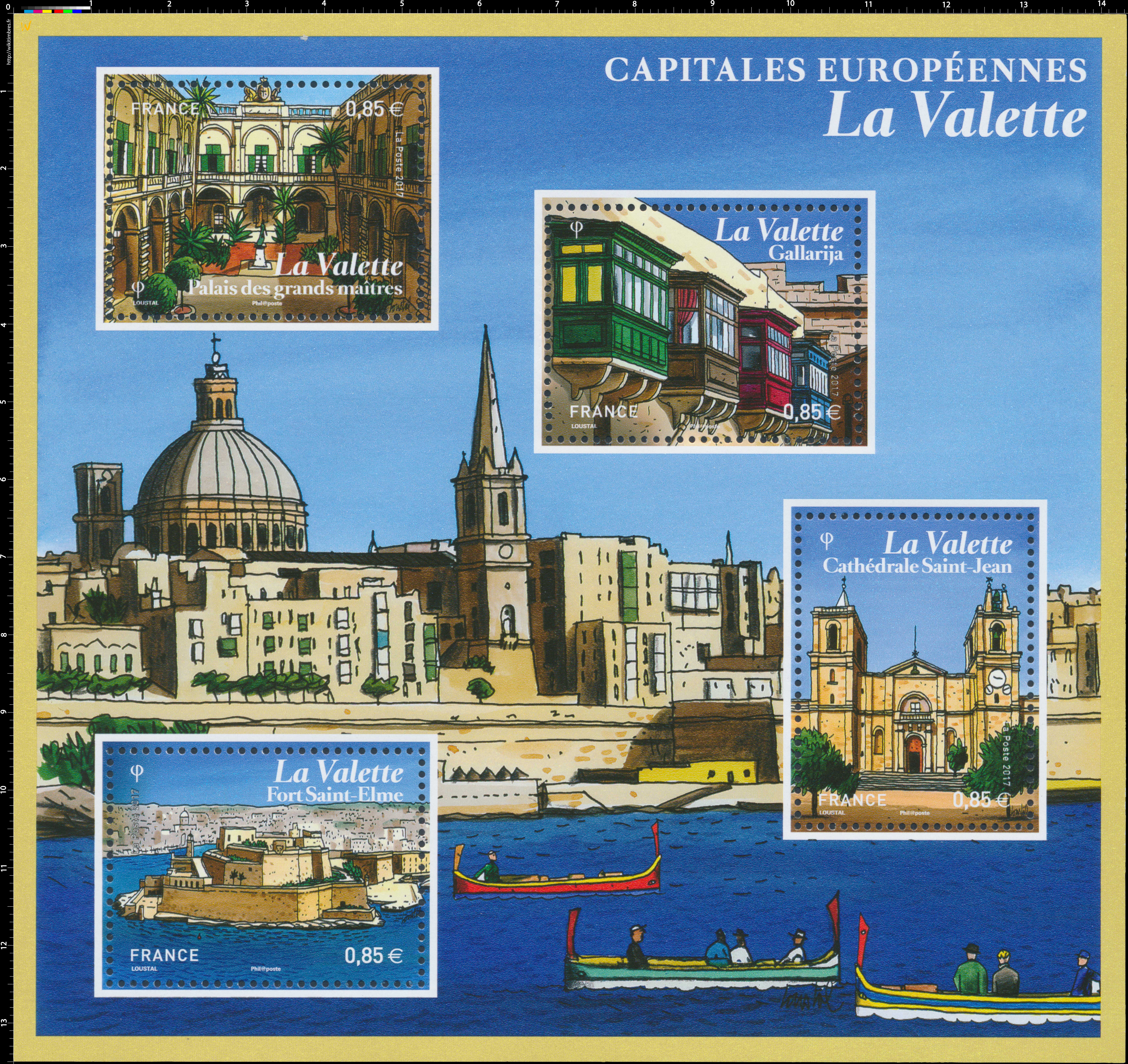 2017  Bloc Capitales Européennes - La Valette 