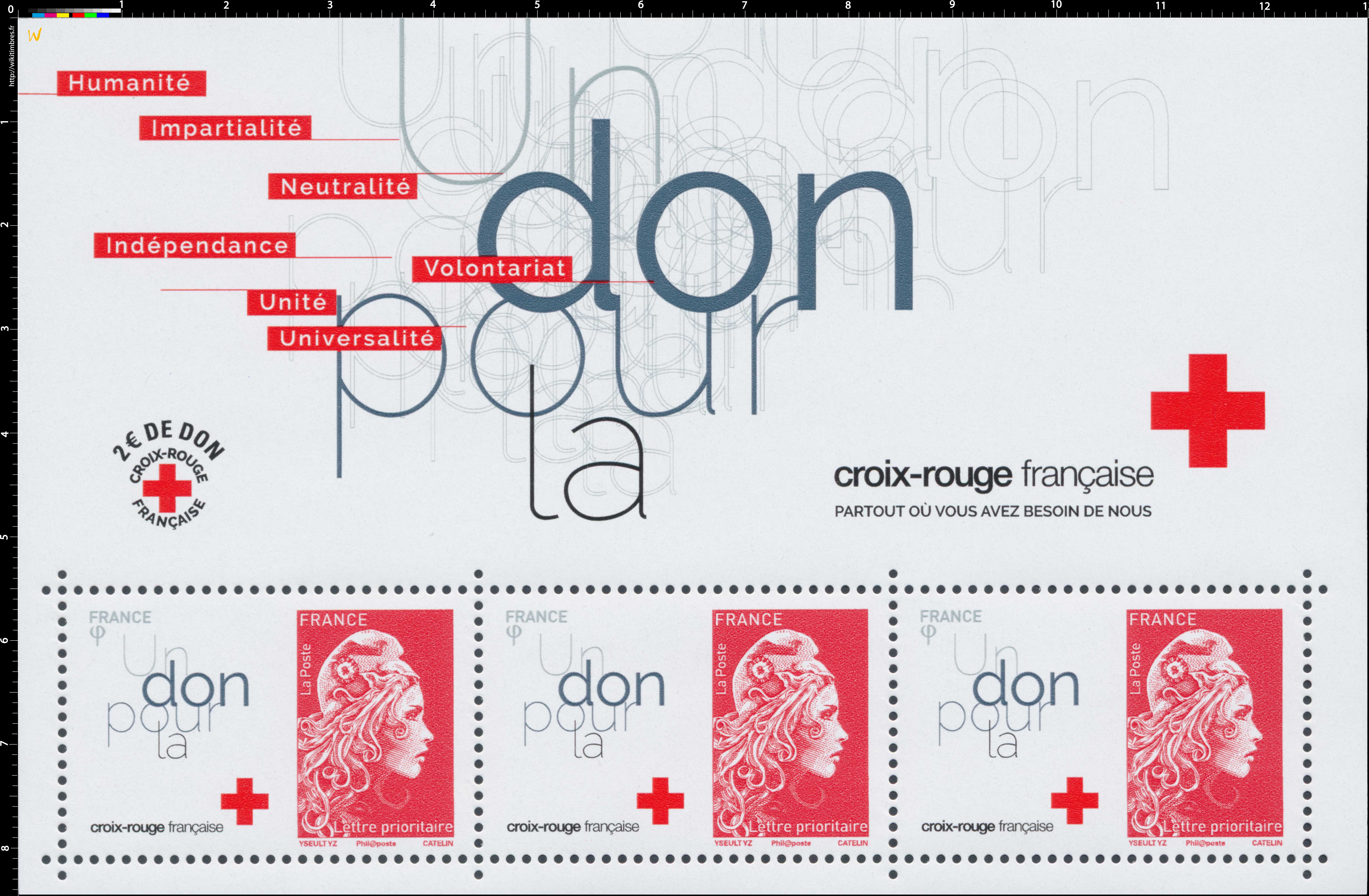 2018 Un don pour la croix-rouge française