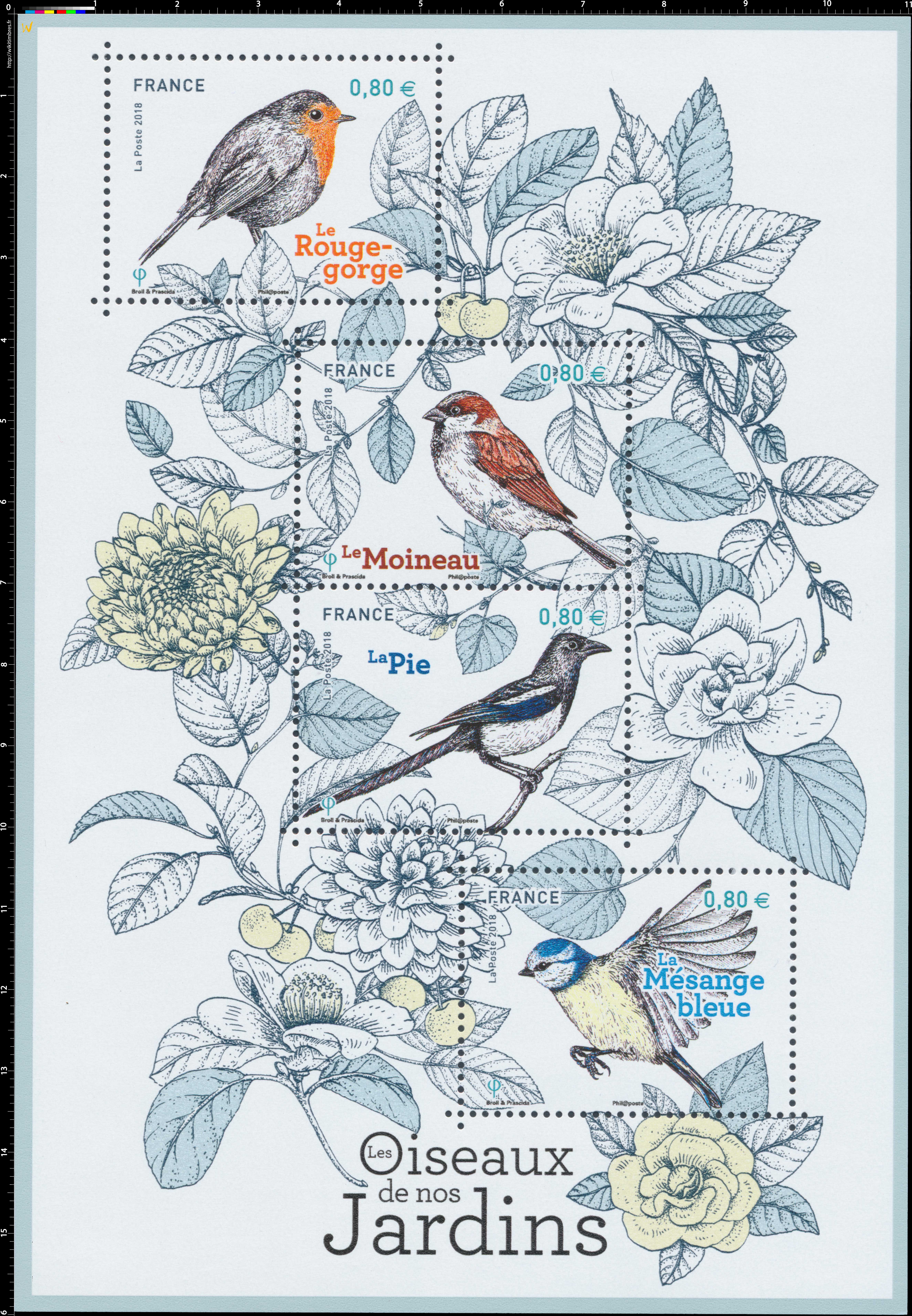 2018 Les oiseaux de nos jardins