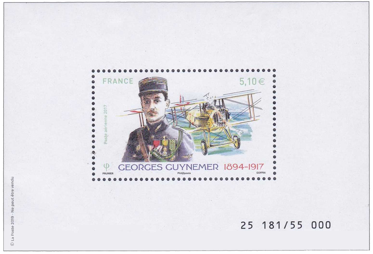 2019  Georges Guynemer 1894 - 1917