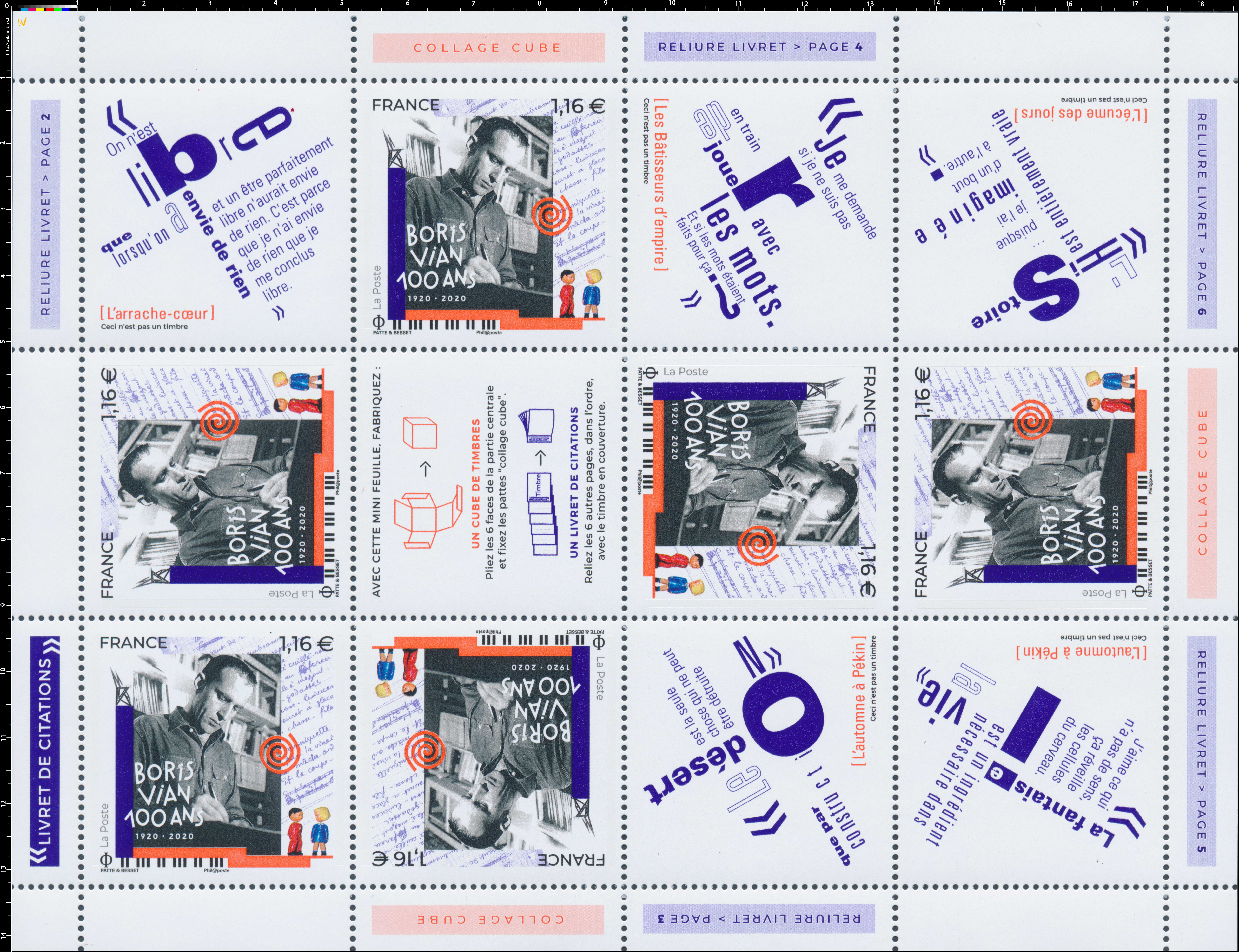 BORIS VIAN 100 ANS 1920 - 2020