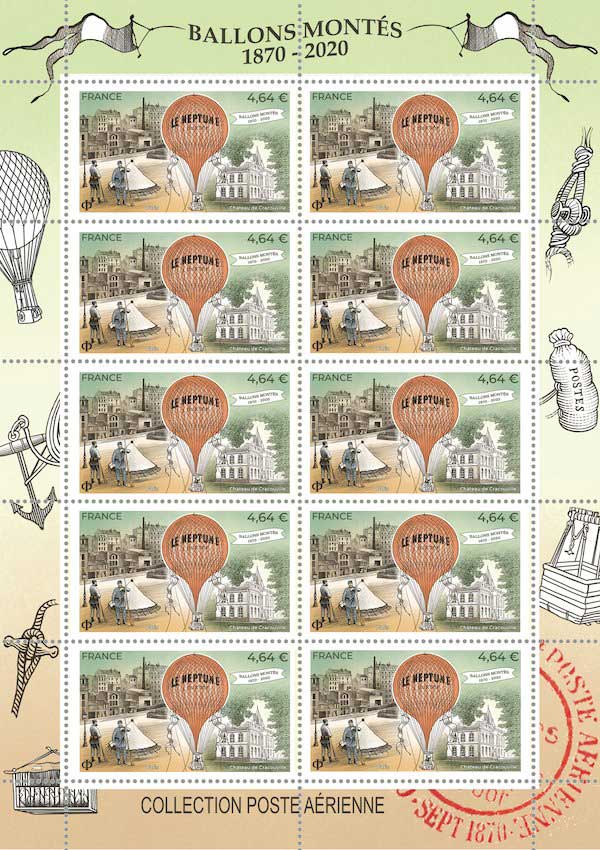 2020 Ballons Montés 1870 - 2020 - Le Neptune J.Duruof