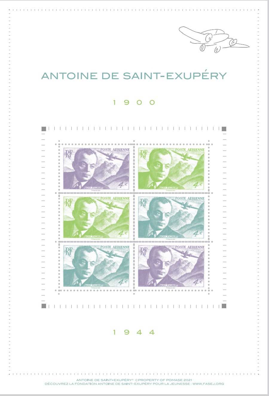 2021 Antoine de Saint-Exupéry 1900-1944