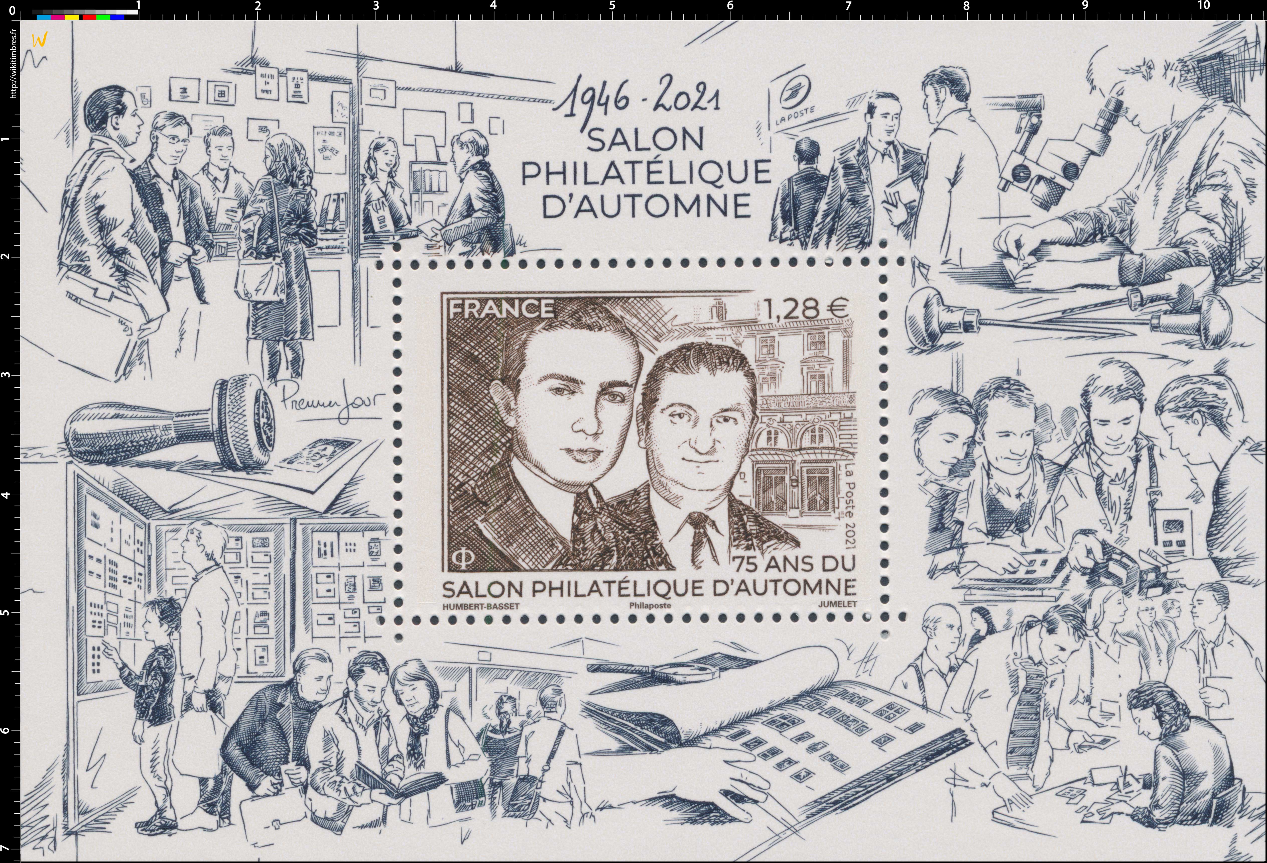 2021 Salon Philatélique d'Automne 1946 - 2021