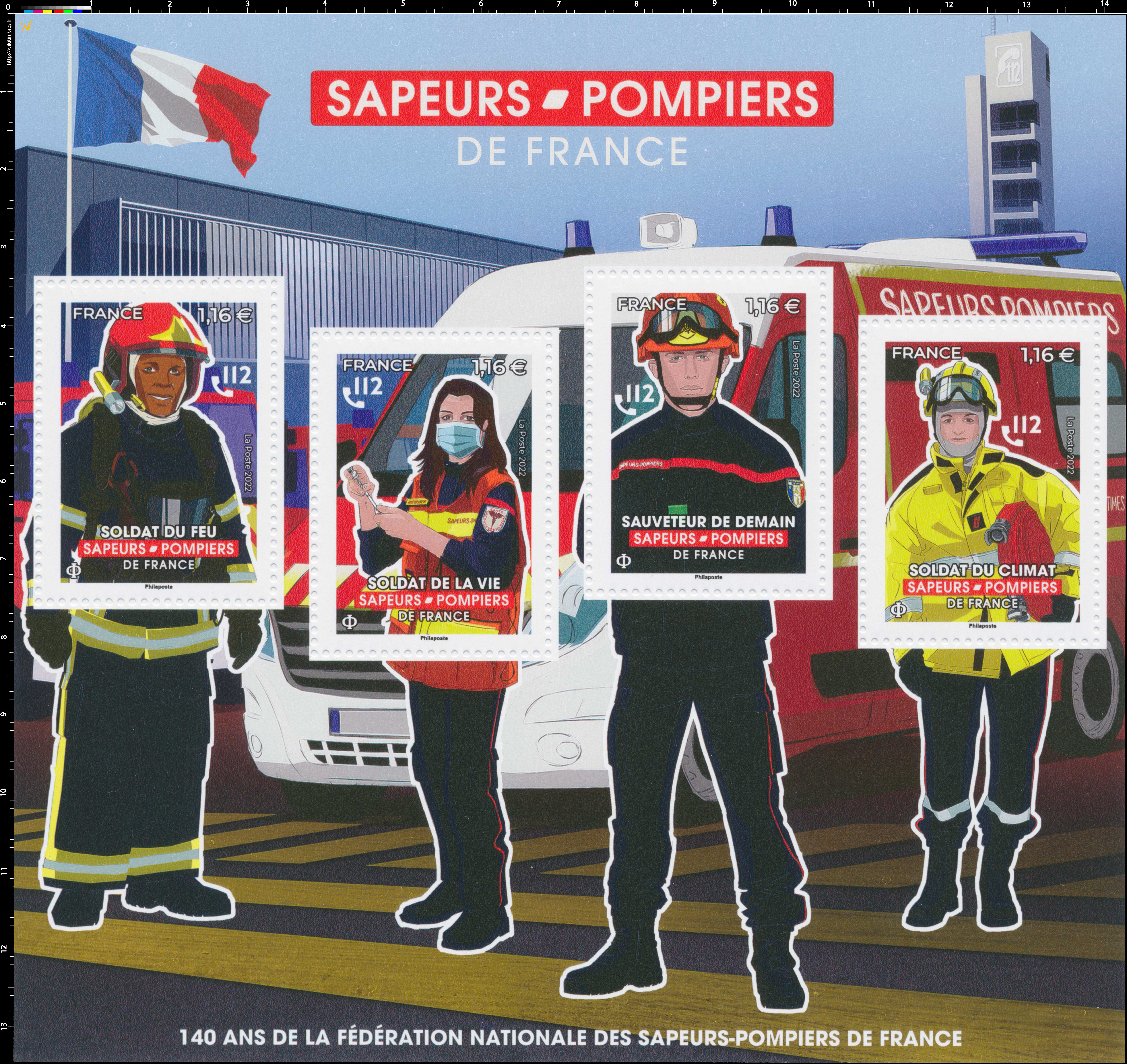 2022 140 ans de la Fédération Nationale des Sapeurs-Pompiers de France