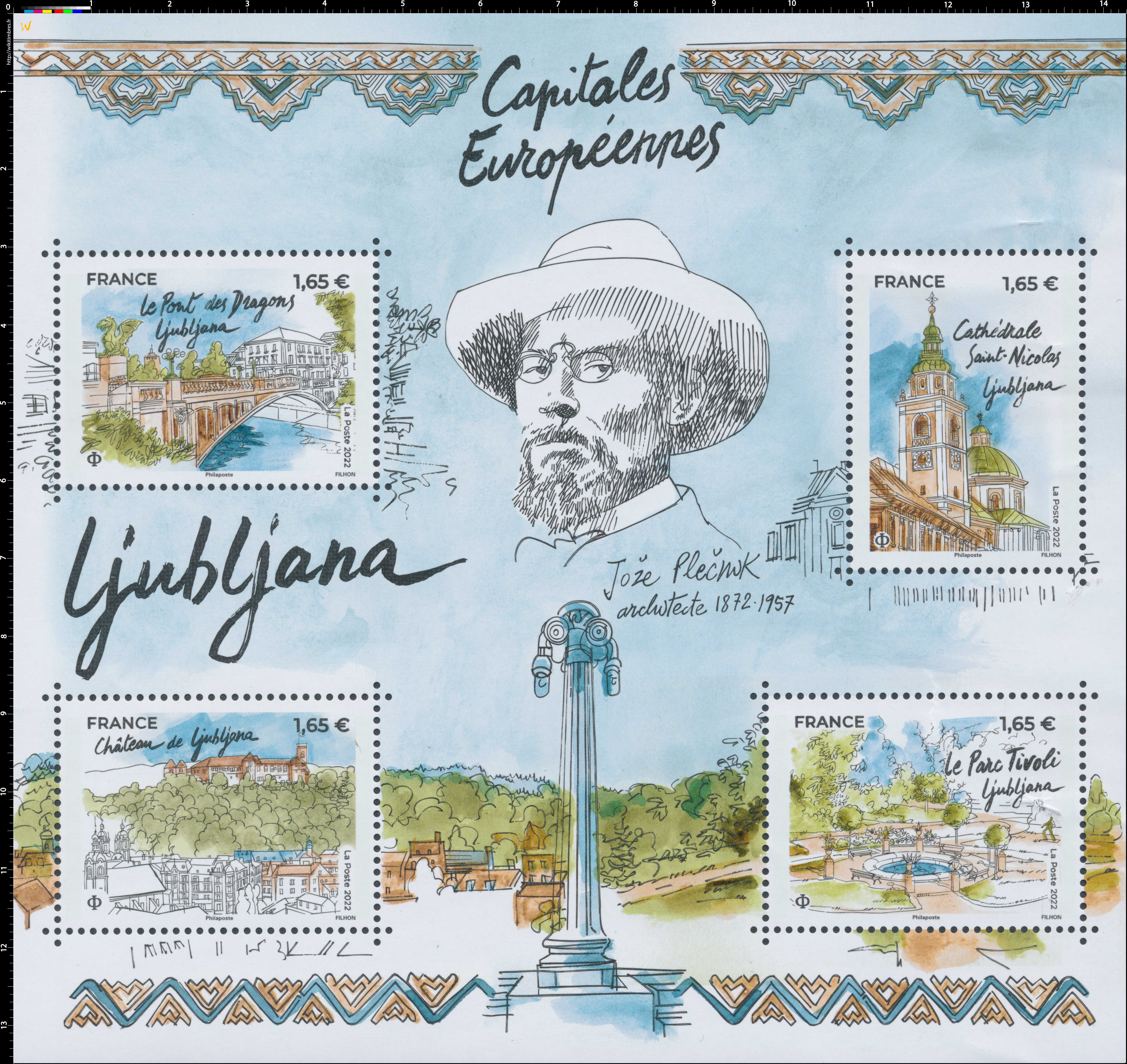 2022 CAPITALES EUROPÉENNES - Ljubljana Jože Plečnik 
