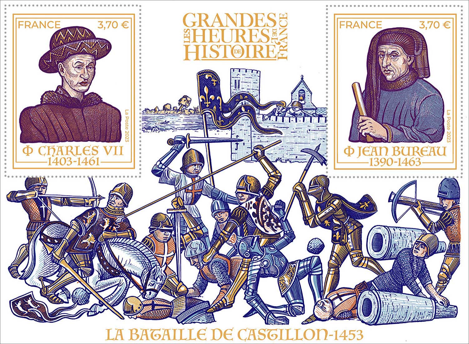 2023 LES GRANDES HEURES DE L’HISTOIRE DE FRANCE -  LA BATAILLE DE CASTILLON – 1453