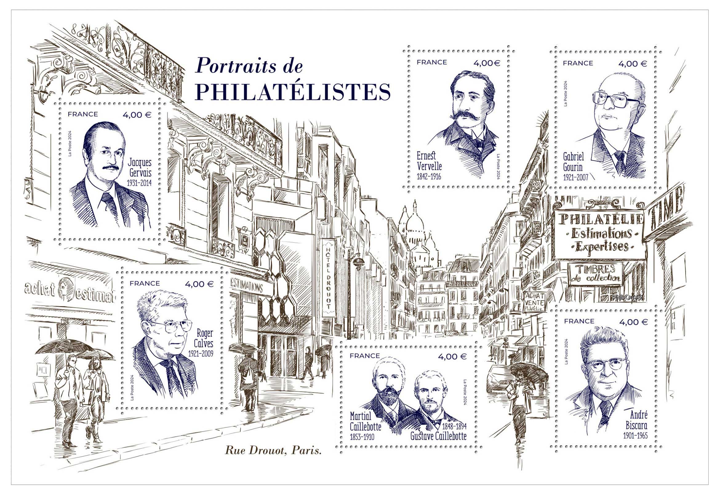 2024 PORTRAITS DE PHILATÉLISTES