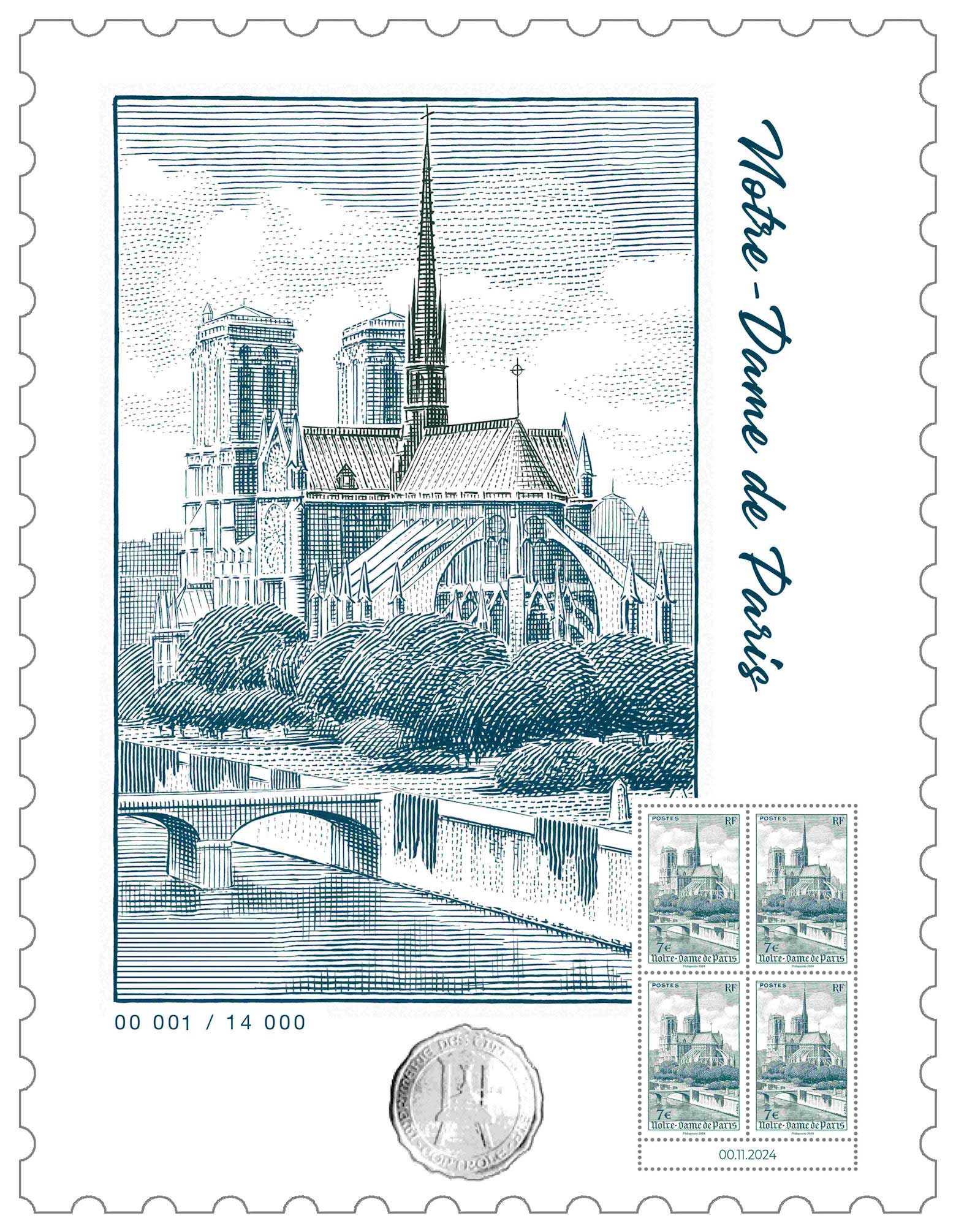 2024 Affiche NOTRE-DAME DE PARIS