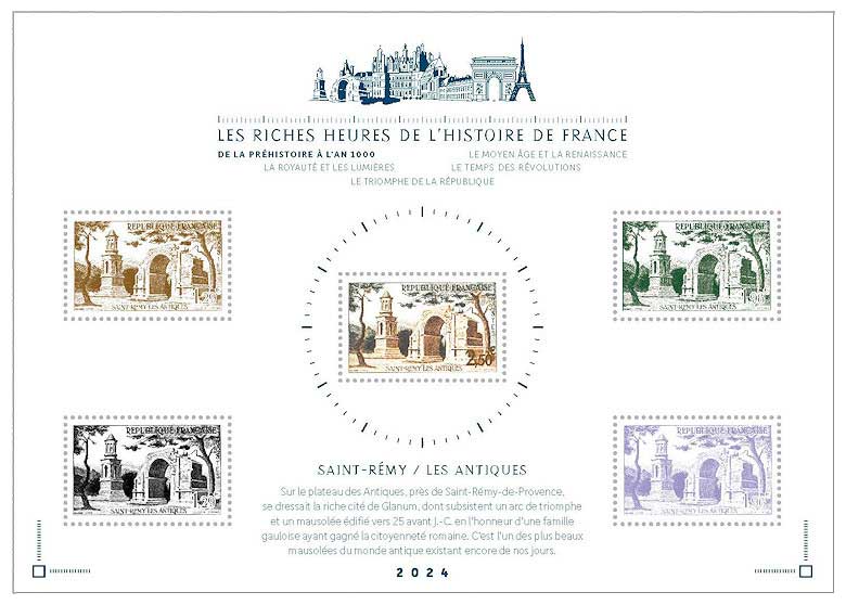 2024 LES RICHES HEURES DE L’HISTOIRE DE FRANCE DE LA PRÉHISTOIRE À L’AN 1000 - Les Antiques à Saint-Rémy-de-Provence