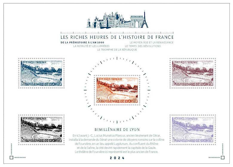 2024 LES RICHES HEURES DE L’HISTOIRE DE FRANCE DE LA PRÉHISTOIRE À L’AN 1000 - BIMILLÉNAIRE DE LYON