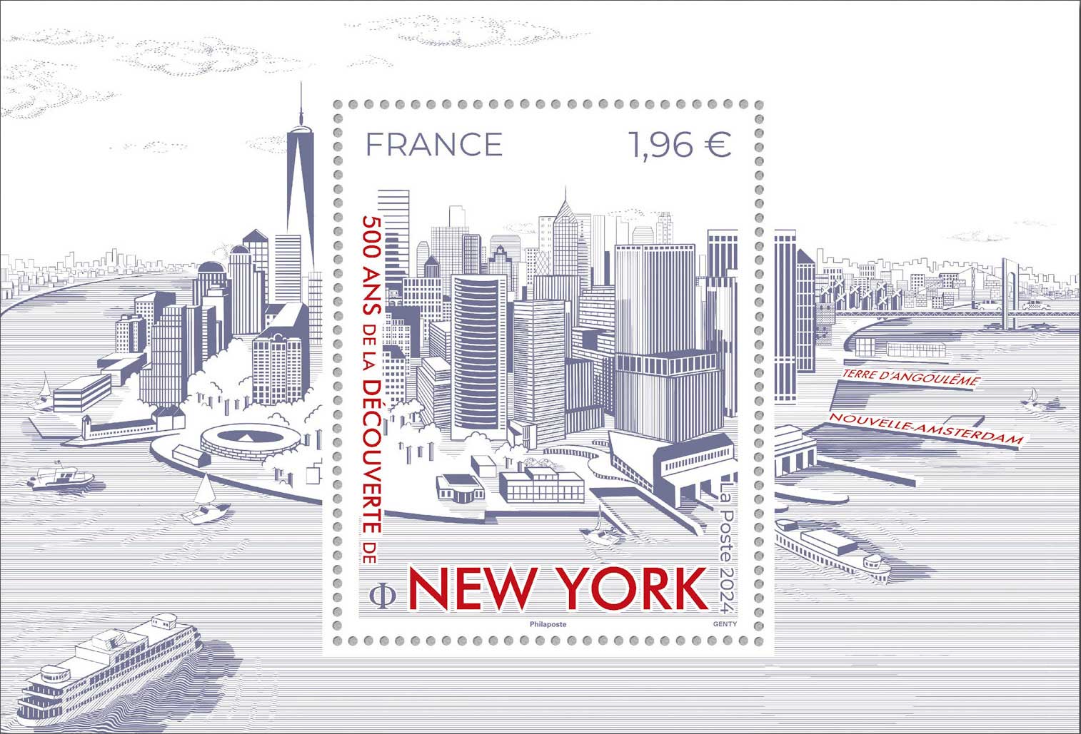 2024 500 ANS DE LA DÉCOUVERTE DE NEW-YORK