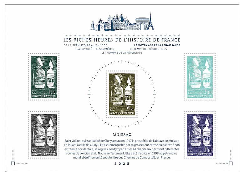 2025 LES RICHES HEURES DE L’HISTOIRE DE FRANCE DU MOYEN ÂGE À LA RENAISSANCE -  MOISSAC