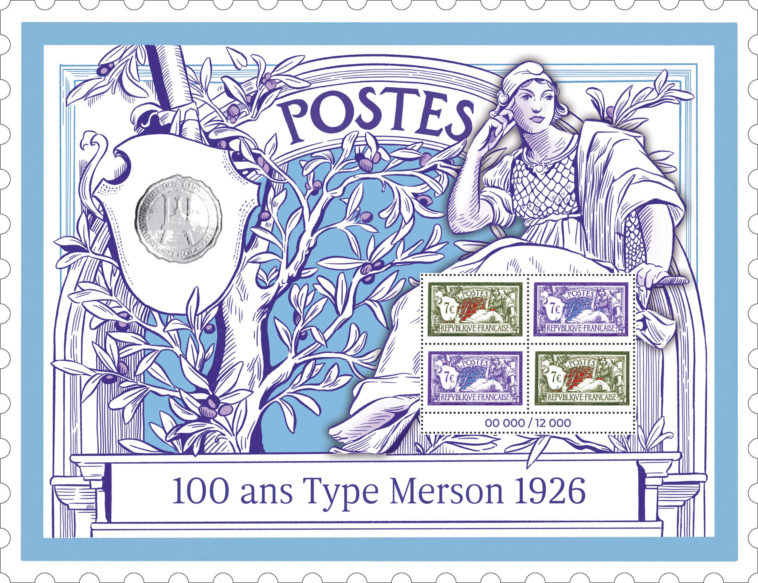 2026 Affiche 100 ANS TYPE MERSON 1926