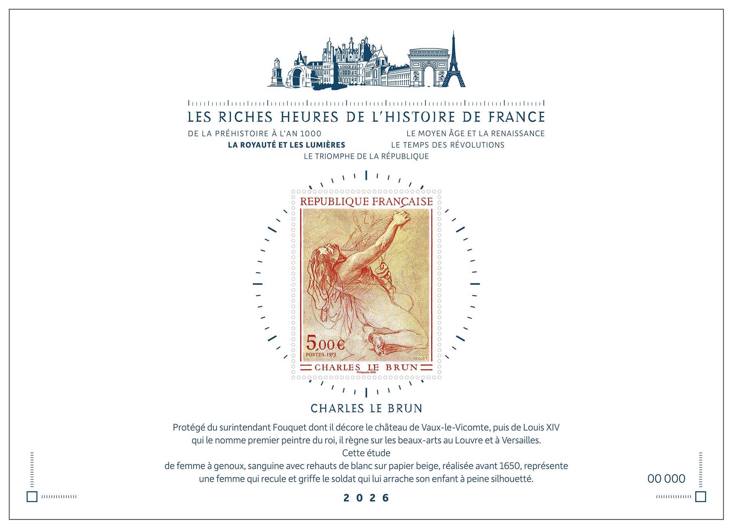 2026 LES RICHES HEURES DE L’HISTOIRE DE FRANCE LA ROYAUTÉ ET LES LUMIÈRES - Charles Le Brun
