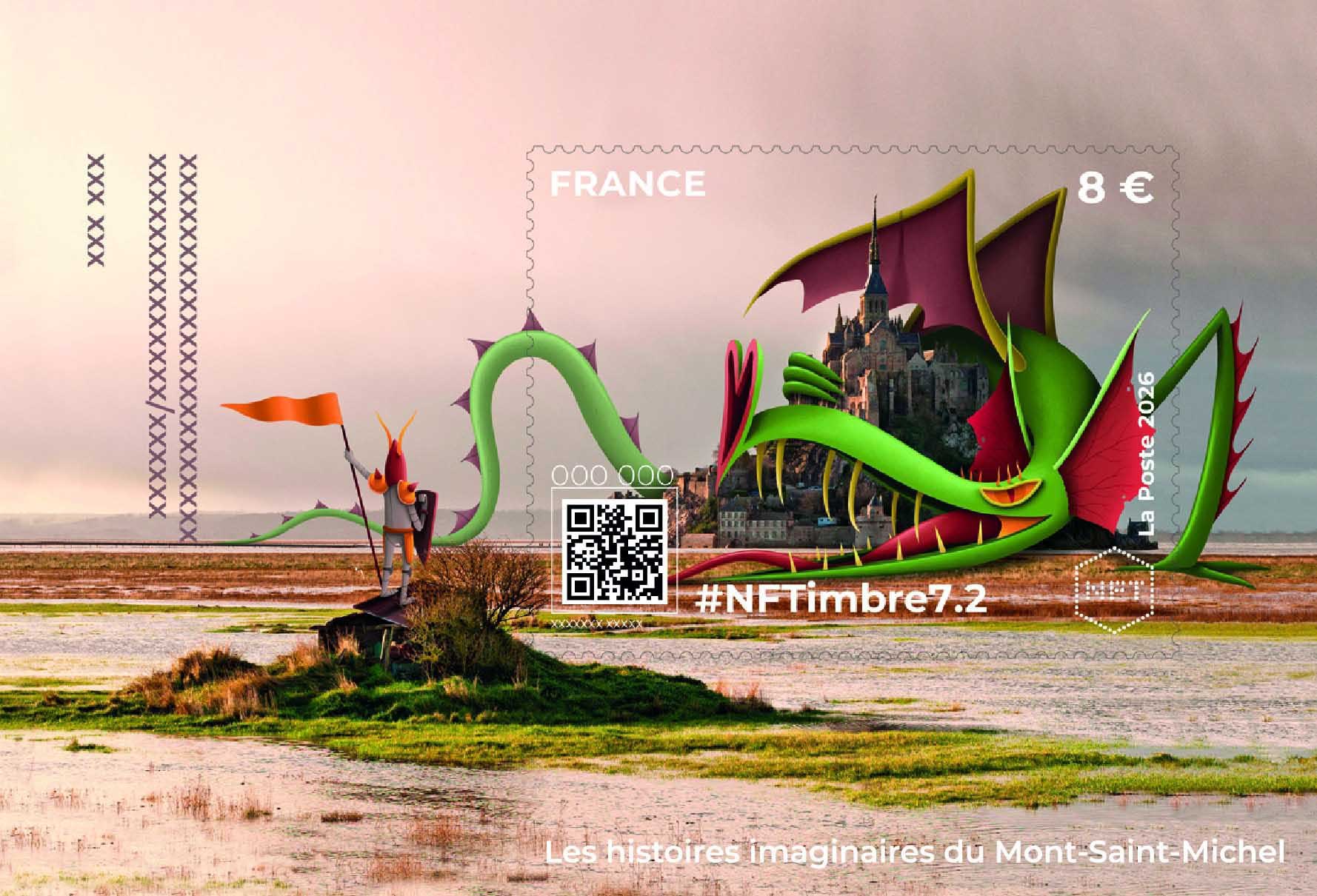 2026 #NFTimbre7.2– Les histoires imaginaires du Mont-Saint-Michel