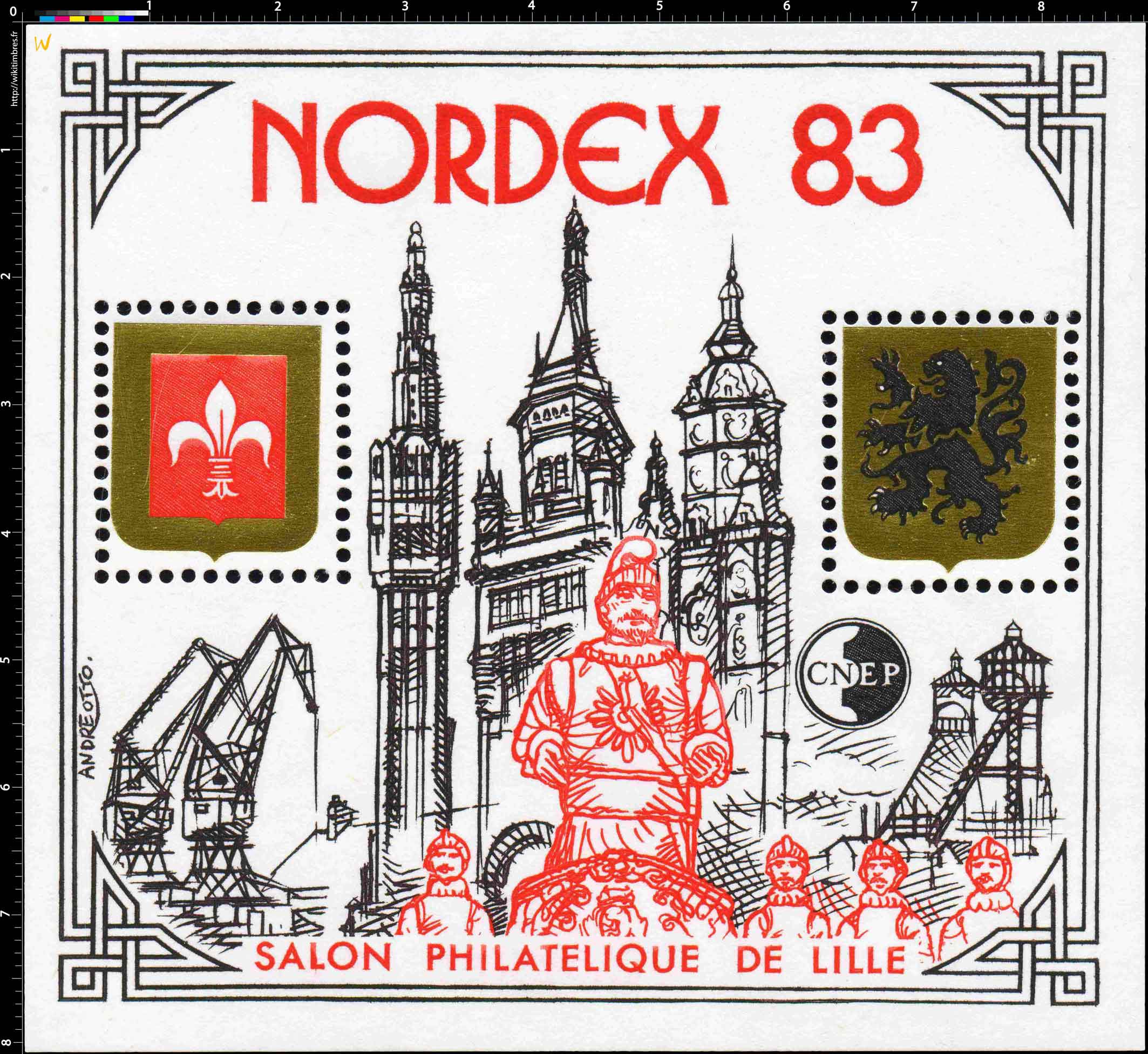 83 NORDEX Salon philatélique de Lille CNEP