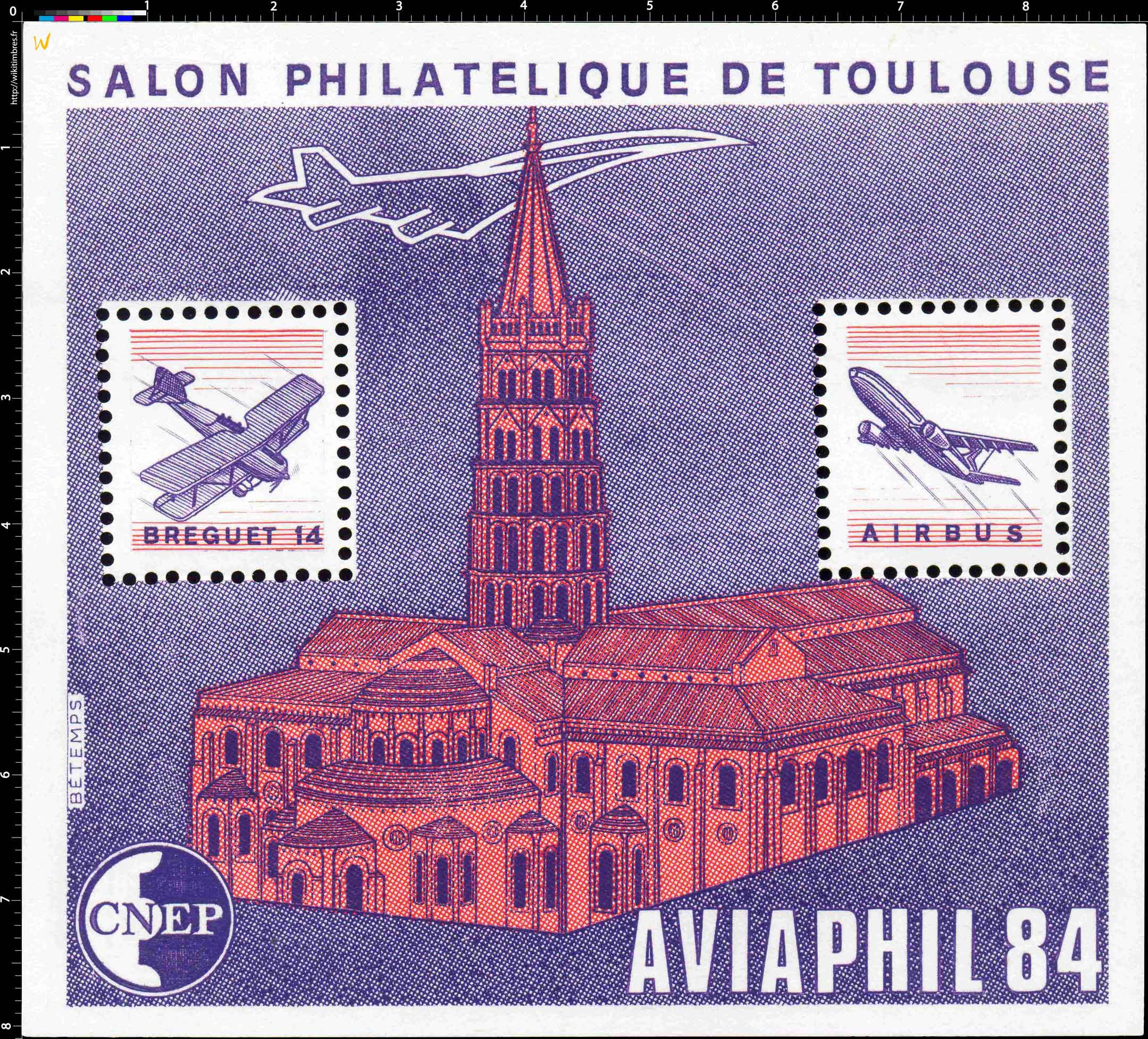 84 AVIAPHIL Salon philatélique de Toulouse CNEP