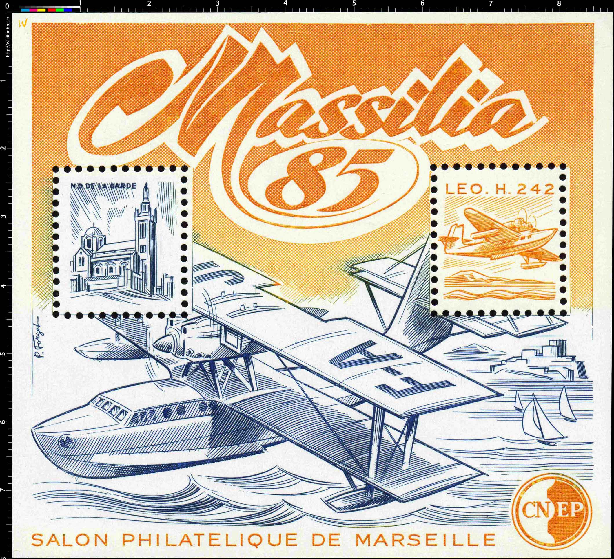85 Massilia Salon philatélique de Marseille CNEP
