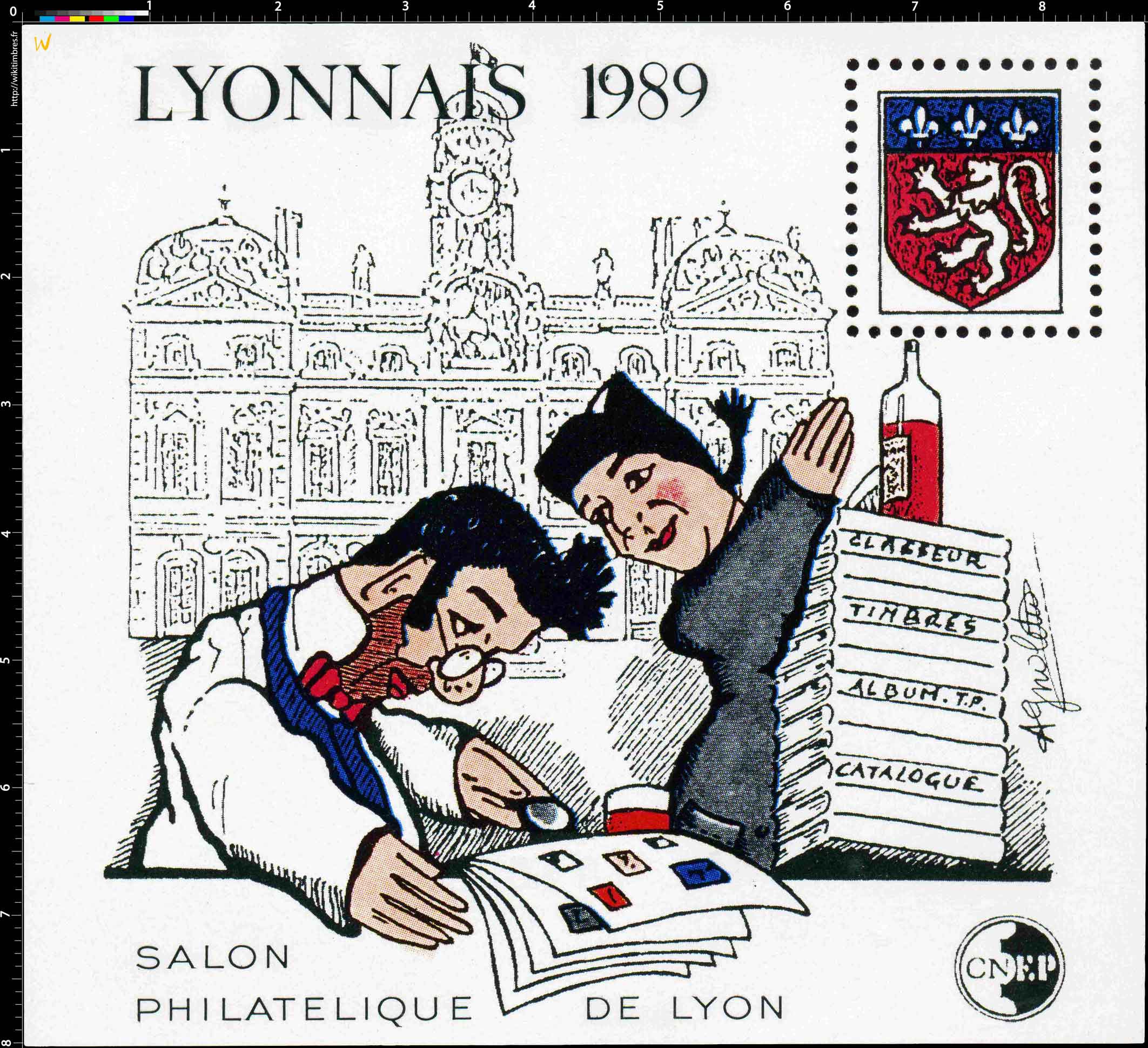 1989 Lyonnais Salon philatélique de Lyon CNEP