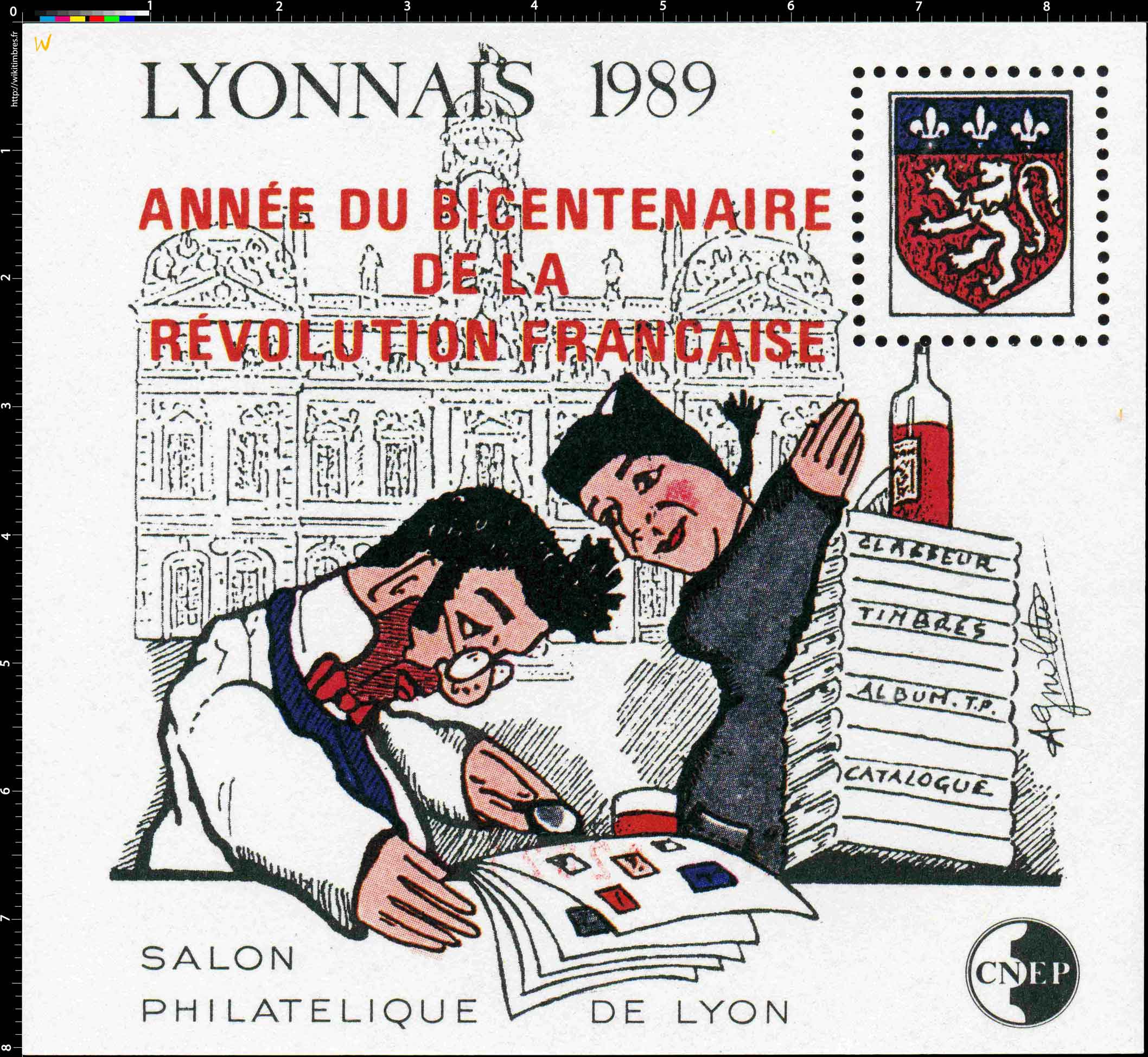 1989 Lyonnais Salon philatélique de Lyon CNEP