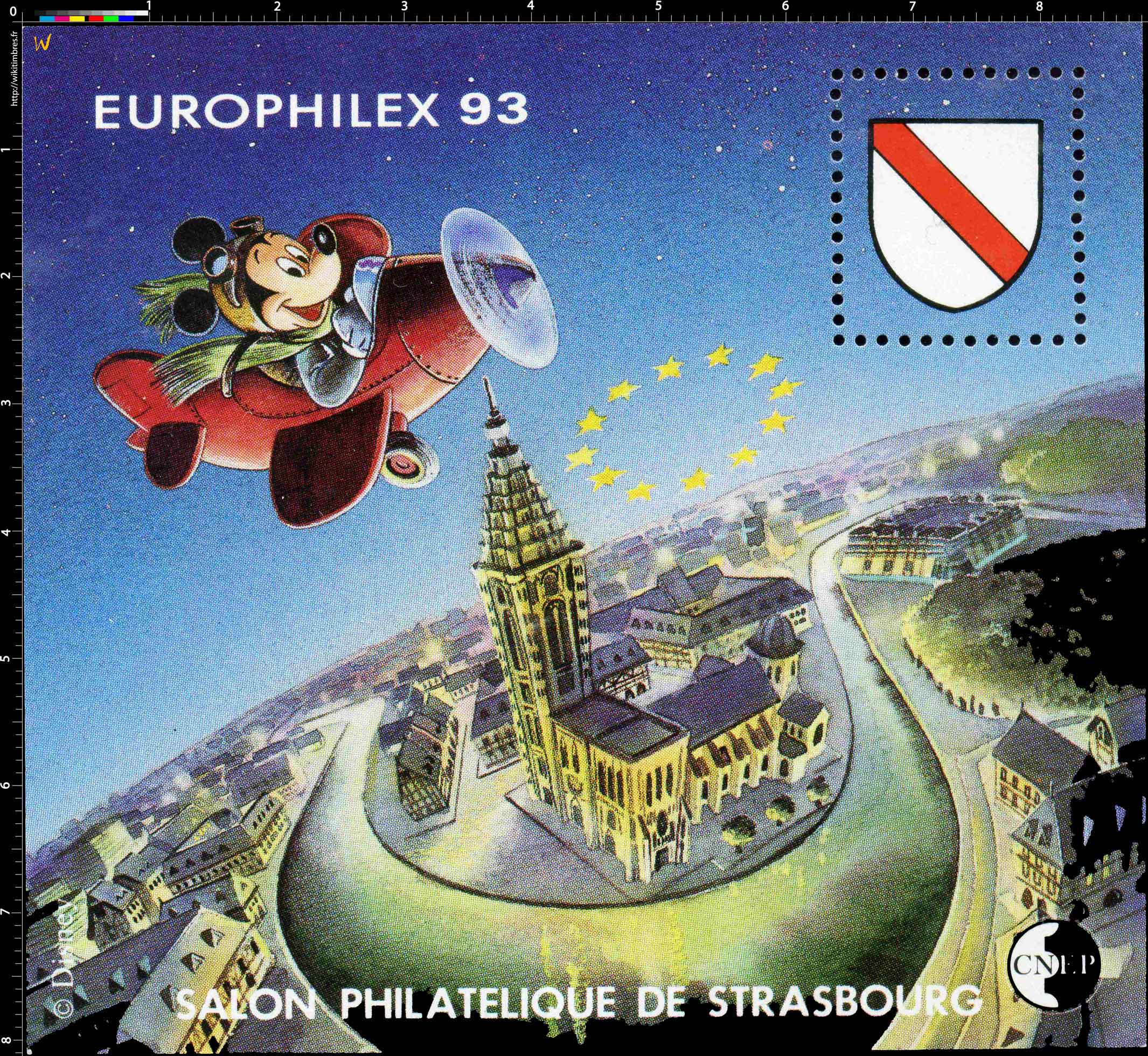 93 Europhilex Salon philatélique de Strasbourg CNEP
