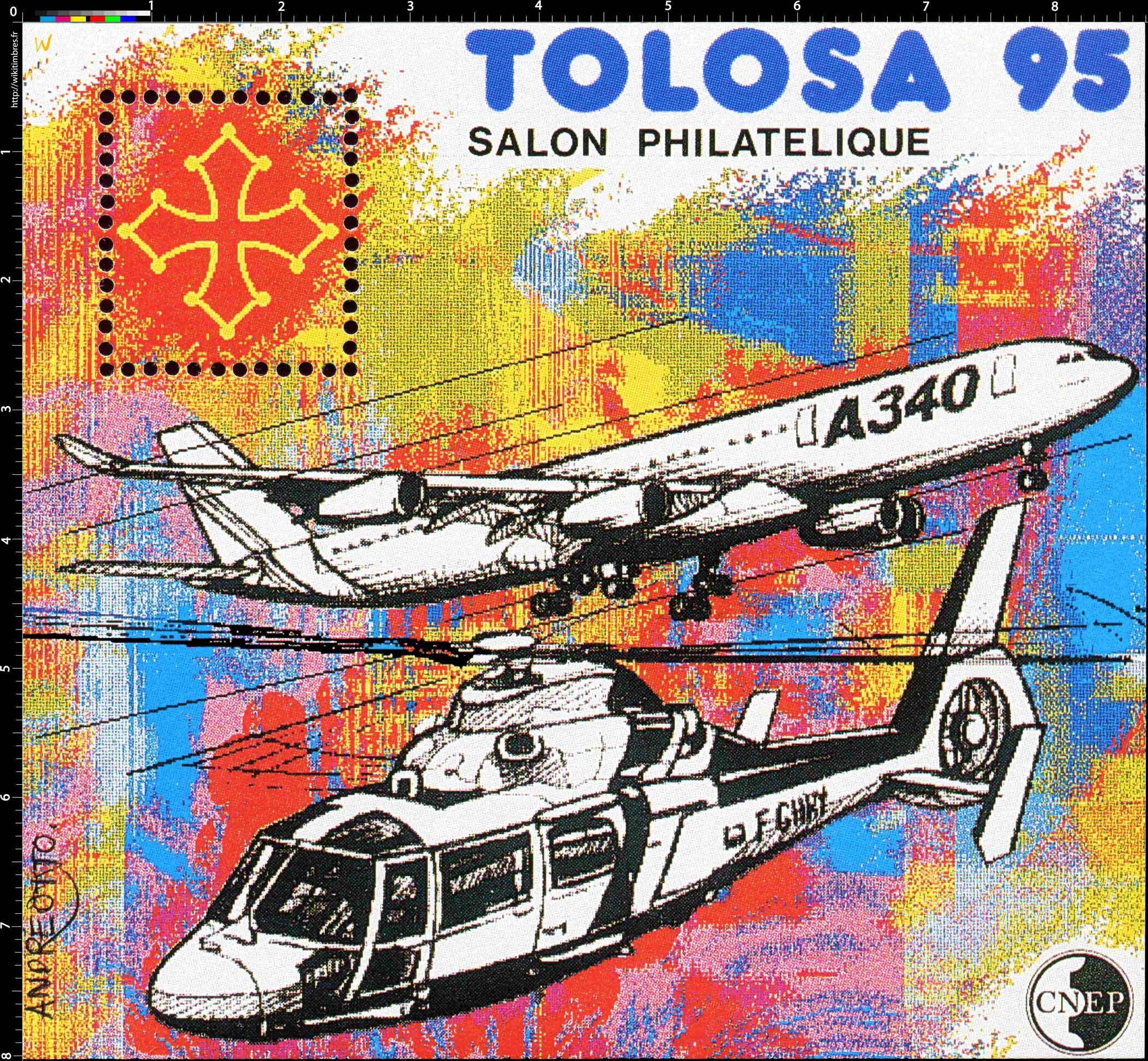 95 Tolosa Salon philatélique de Toulouse CNEP