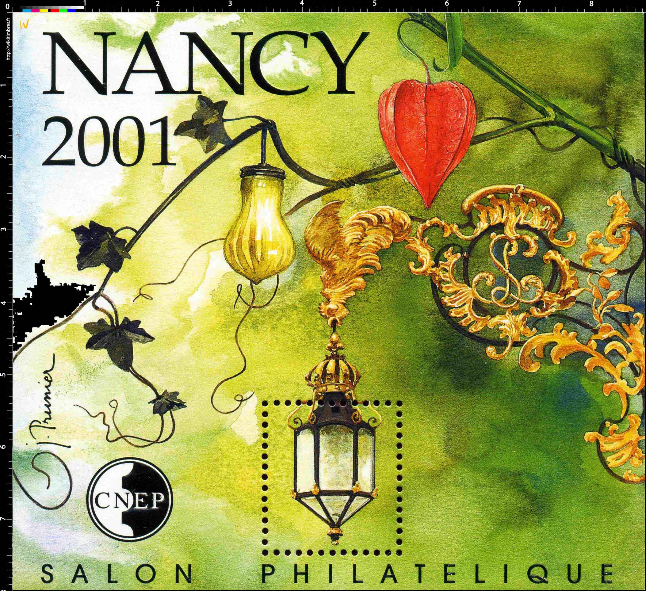 2001 Salon philatélique Nancy CNEP