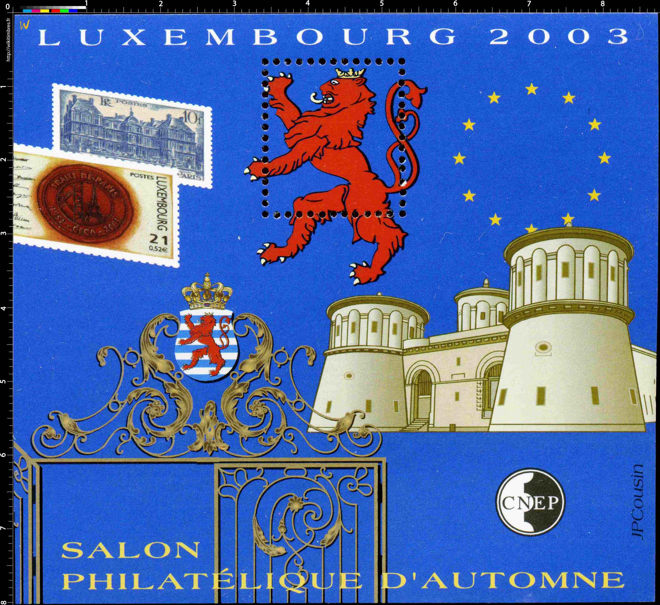 2003 Salon philatélique d'automne Luxembourg CNEP