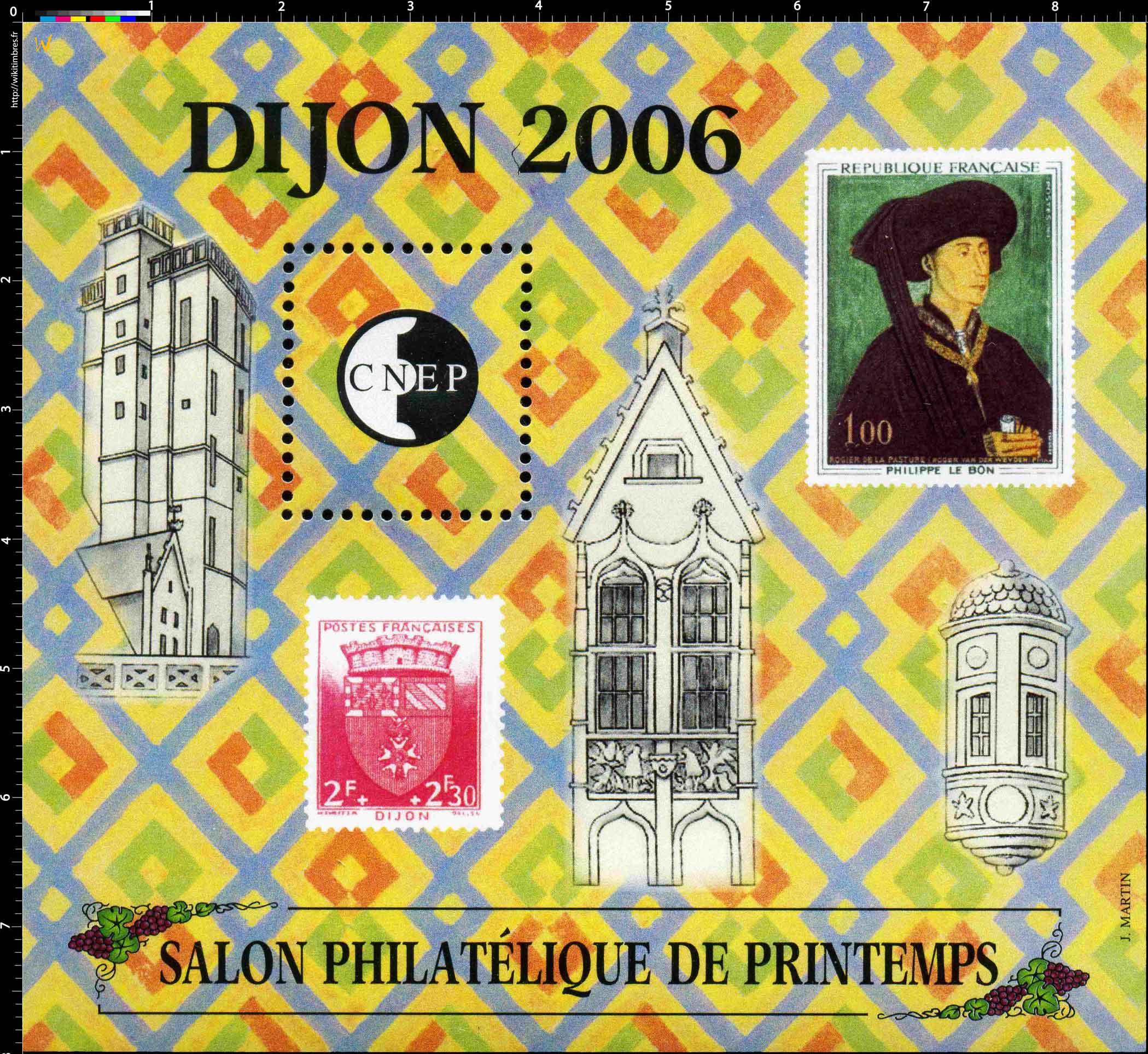 2006 Salon philatélique de printemps Dijon CNEP