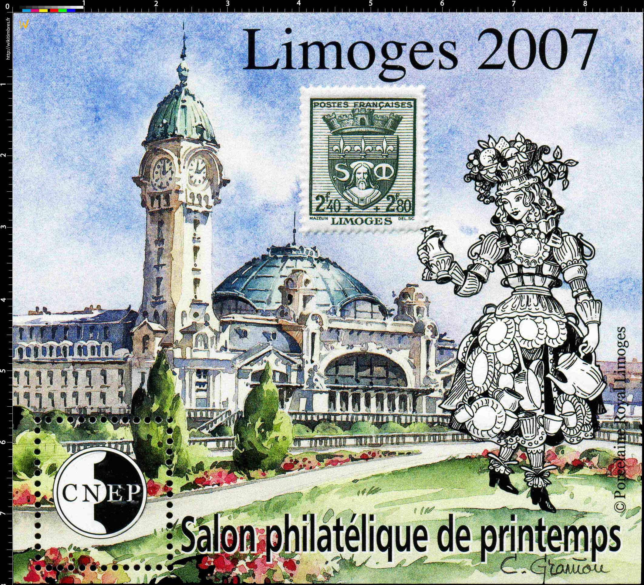 2007 Salon philatélique de printemps Limoges CNEP