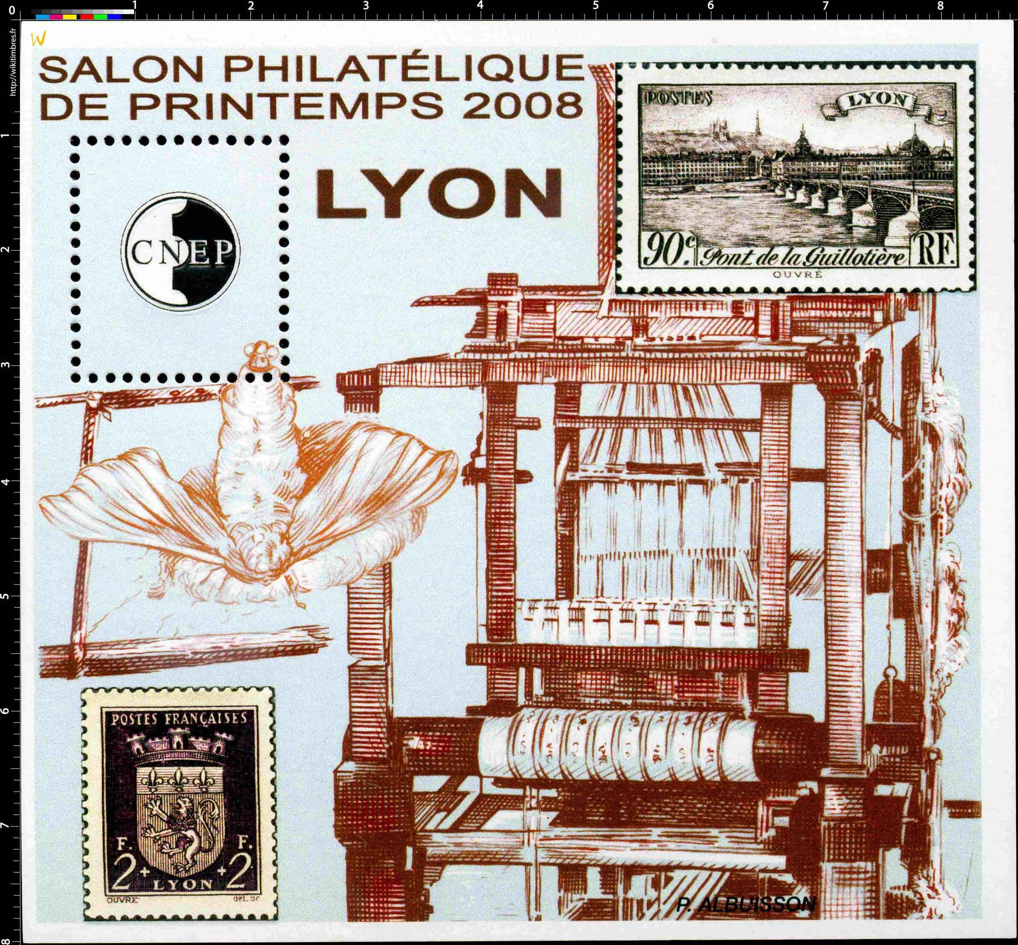 2008 Salon philatélique de printemps Lyon CNEP