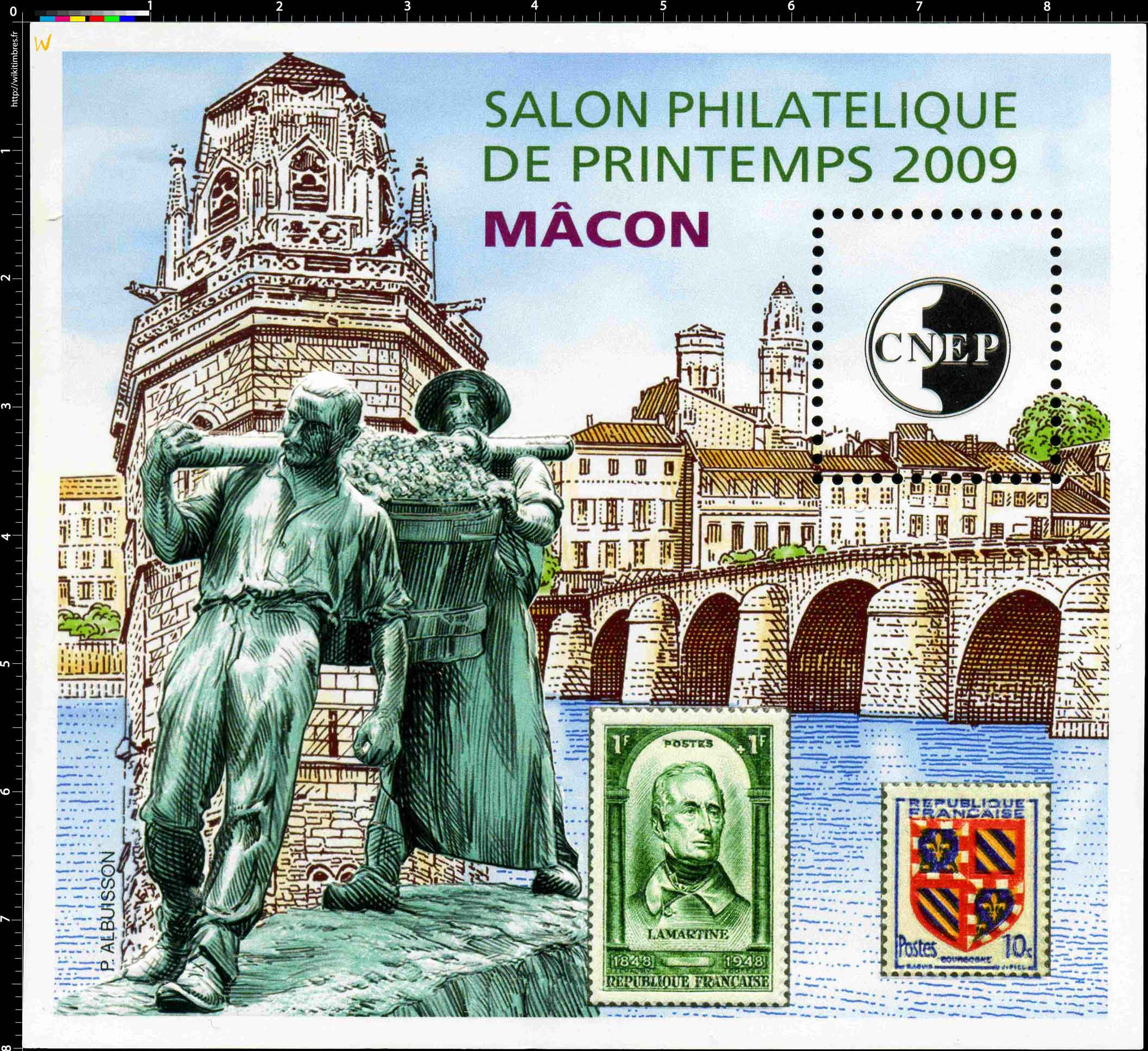 2009 Salon philatélique de printemps Mâcon CNEP