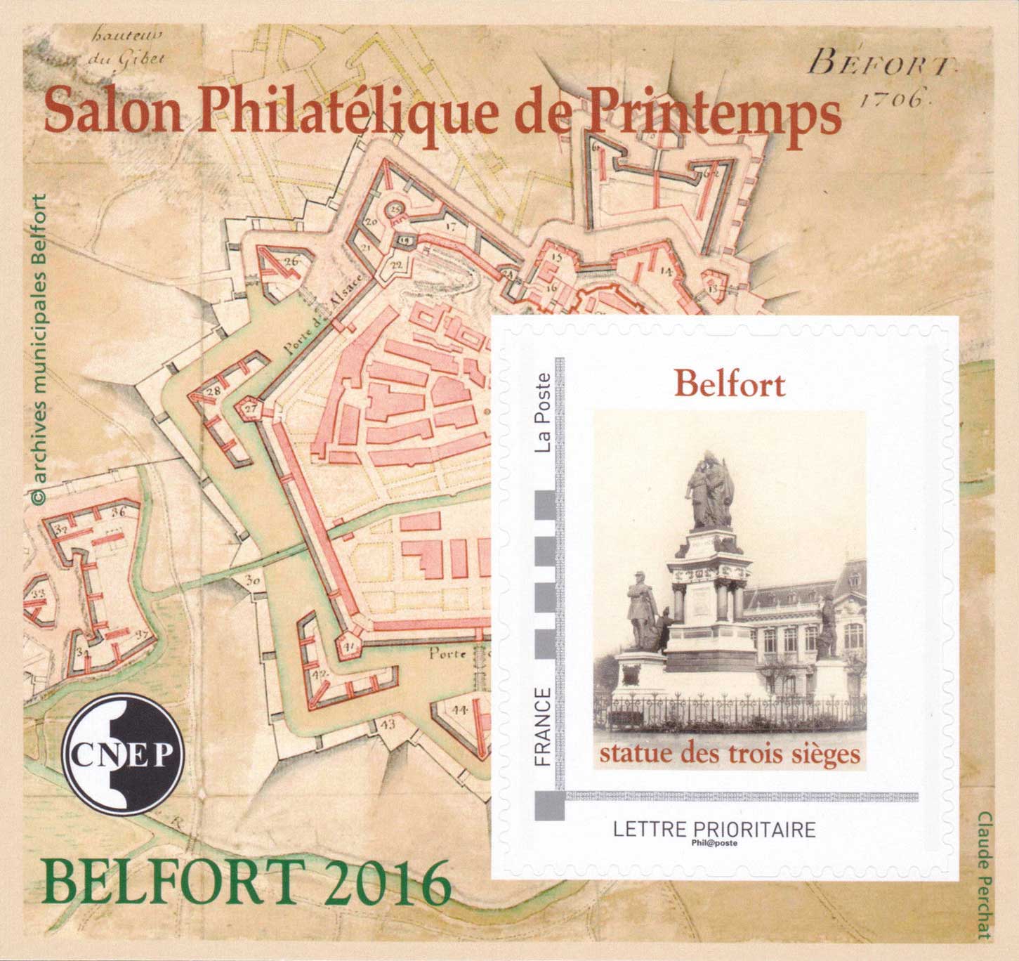 2016 Salon philatélique de printemps Belfort 