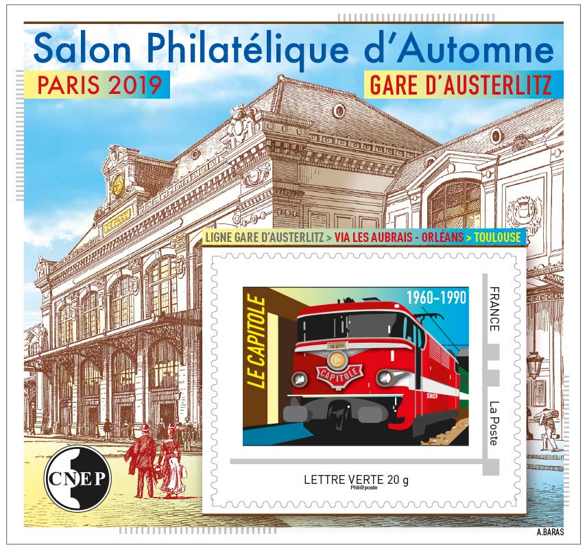 2019 Salon Philatélique d'Automne, Paris 2019 - Gare d'Austerlitz