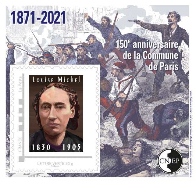 2021 150e anniversaire de la Commune de Paris - Louise Michel 1830 1905