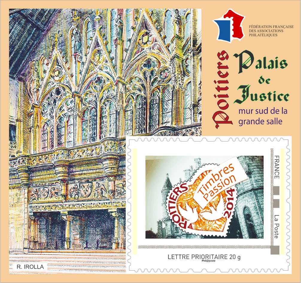 2014 Timbres Passion - Poitiers Palais de justice - mur sud de la grande salle