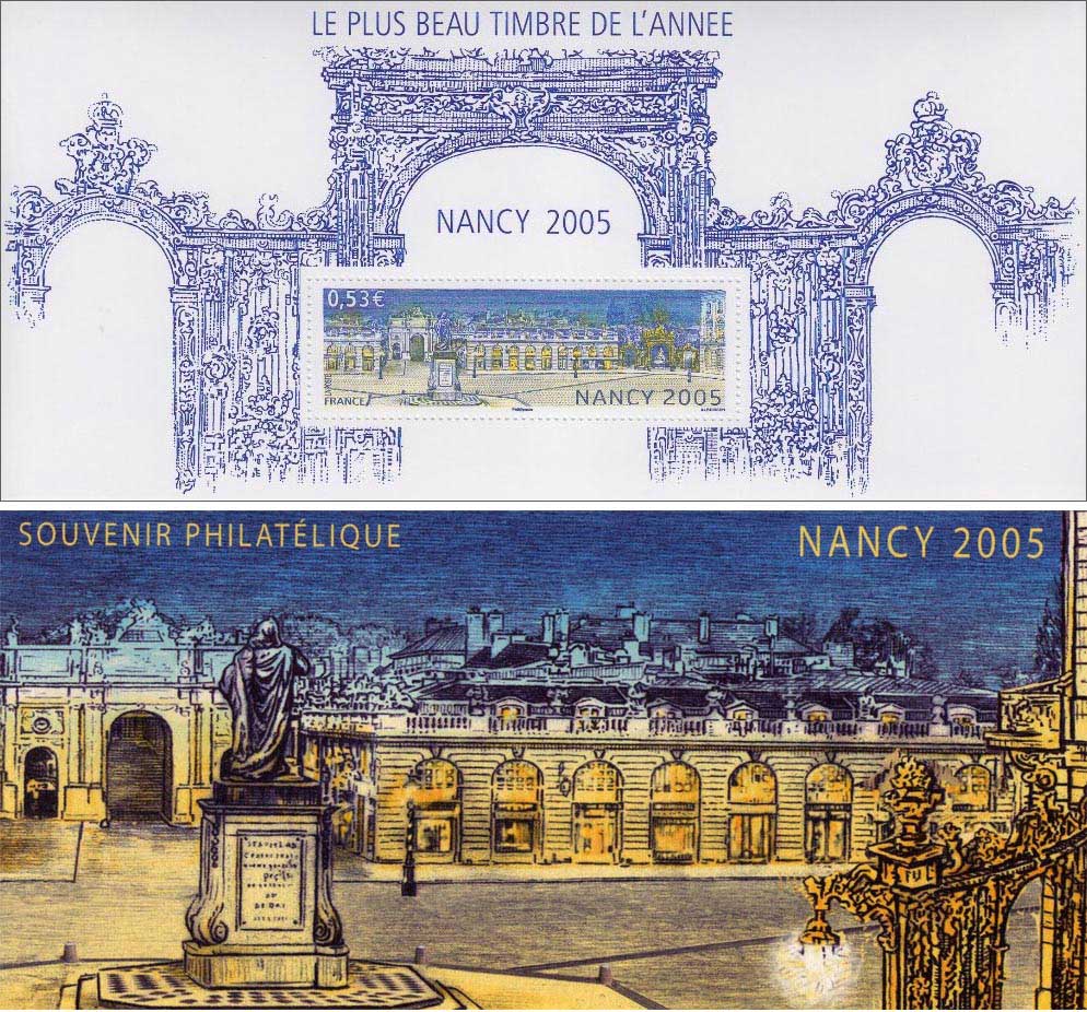 LE PLUS BEAU TIMBRE DE L'ANNÉE NANCY 2005