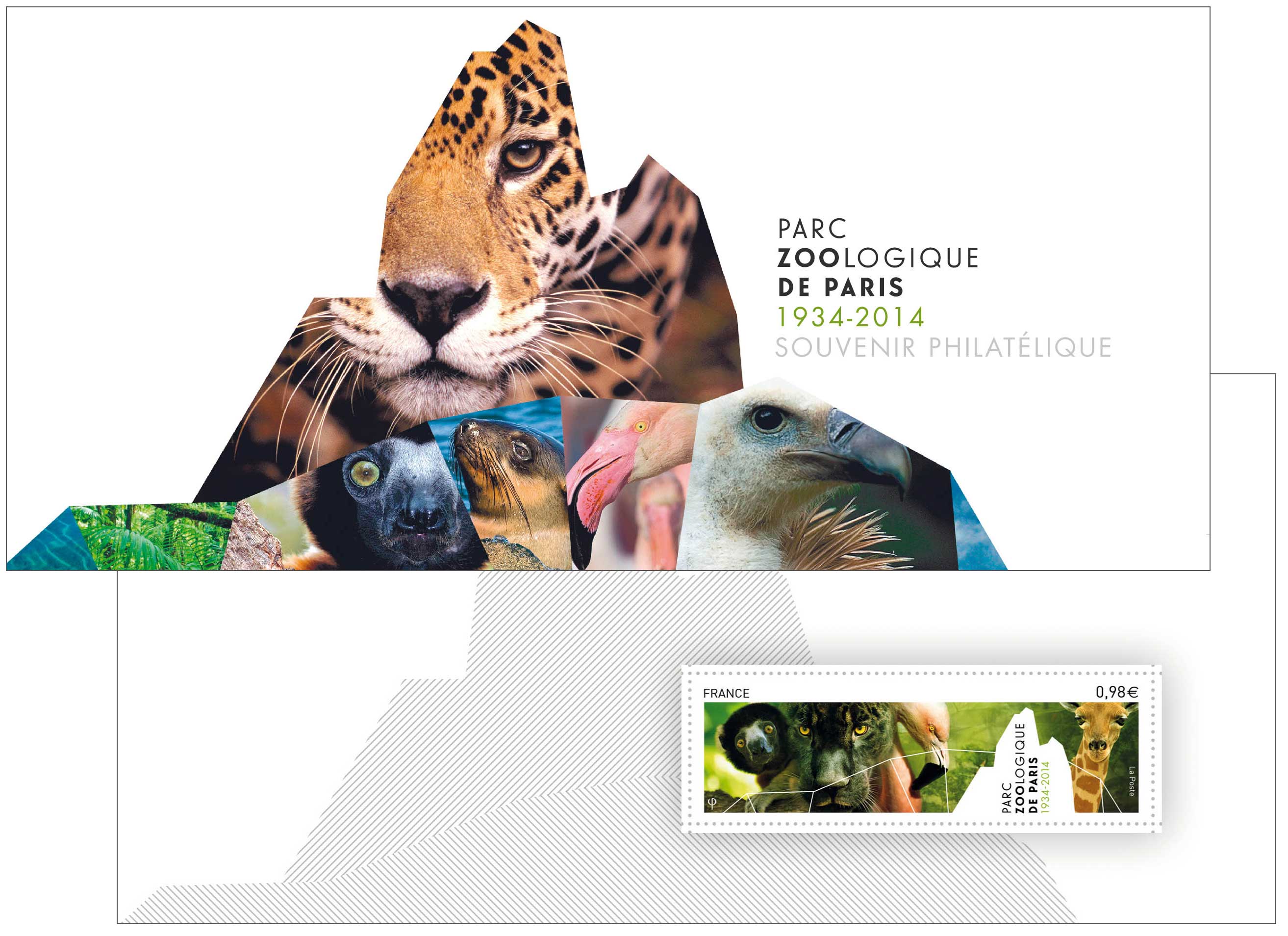 2014 Souvenir philatélique - Parc zoologique de Paris