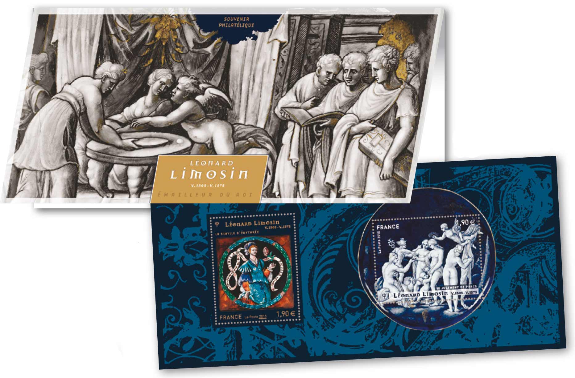 2015 Souvenir philatélique. Léonard LIMOSIN, émailleur du roi