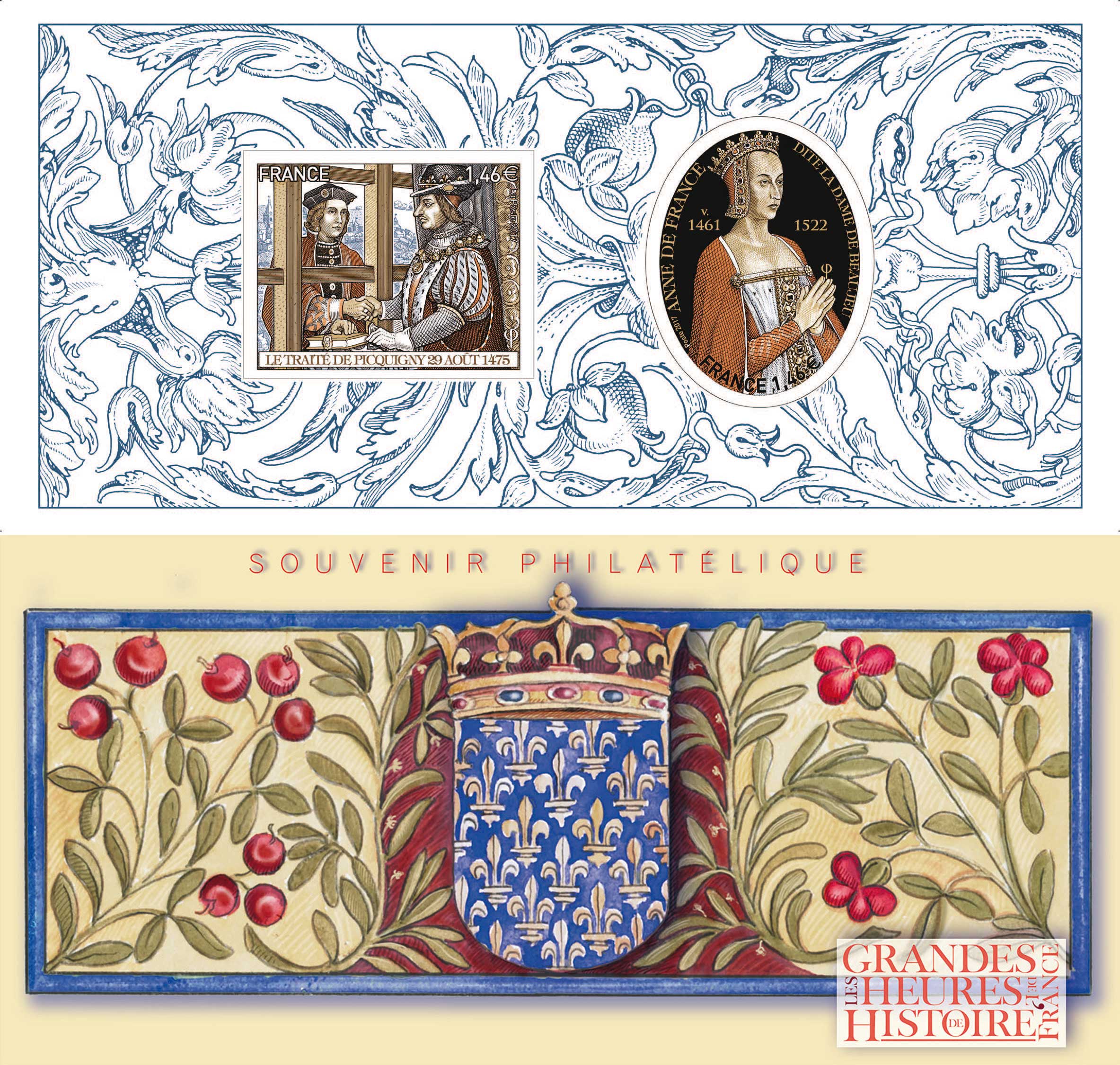 2017 Les Grandes Heures de l'Histoire de France - Souvenir philatélique