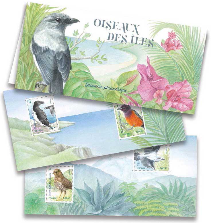 2021 OISEAUX DES ÎLES - Souvenir philatélique