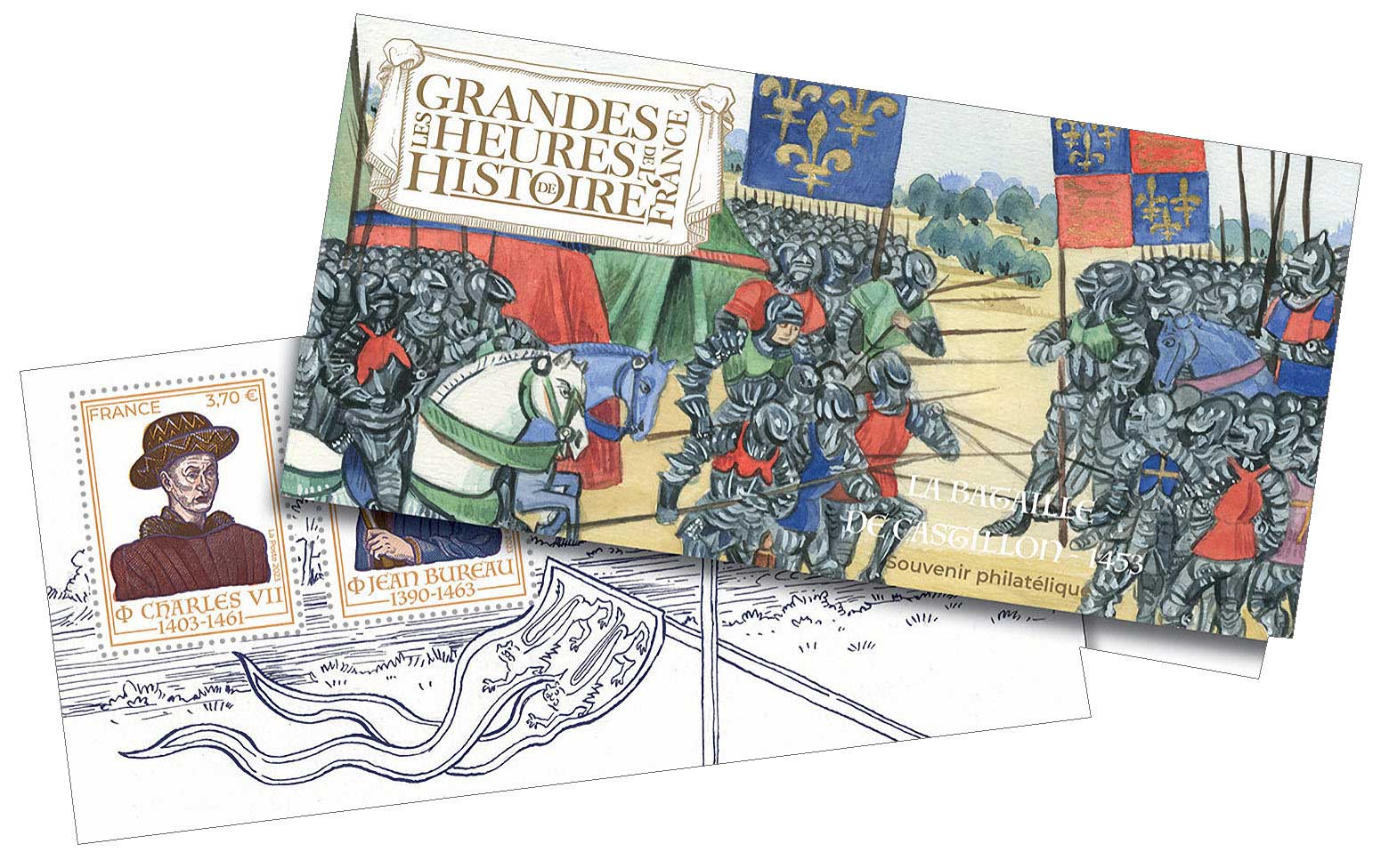2023 LES GRANDES HEURES DE L’HISTOIRE DE FRANCE -  LA BATAILLE DE CASTILLON – 1453