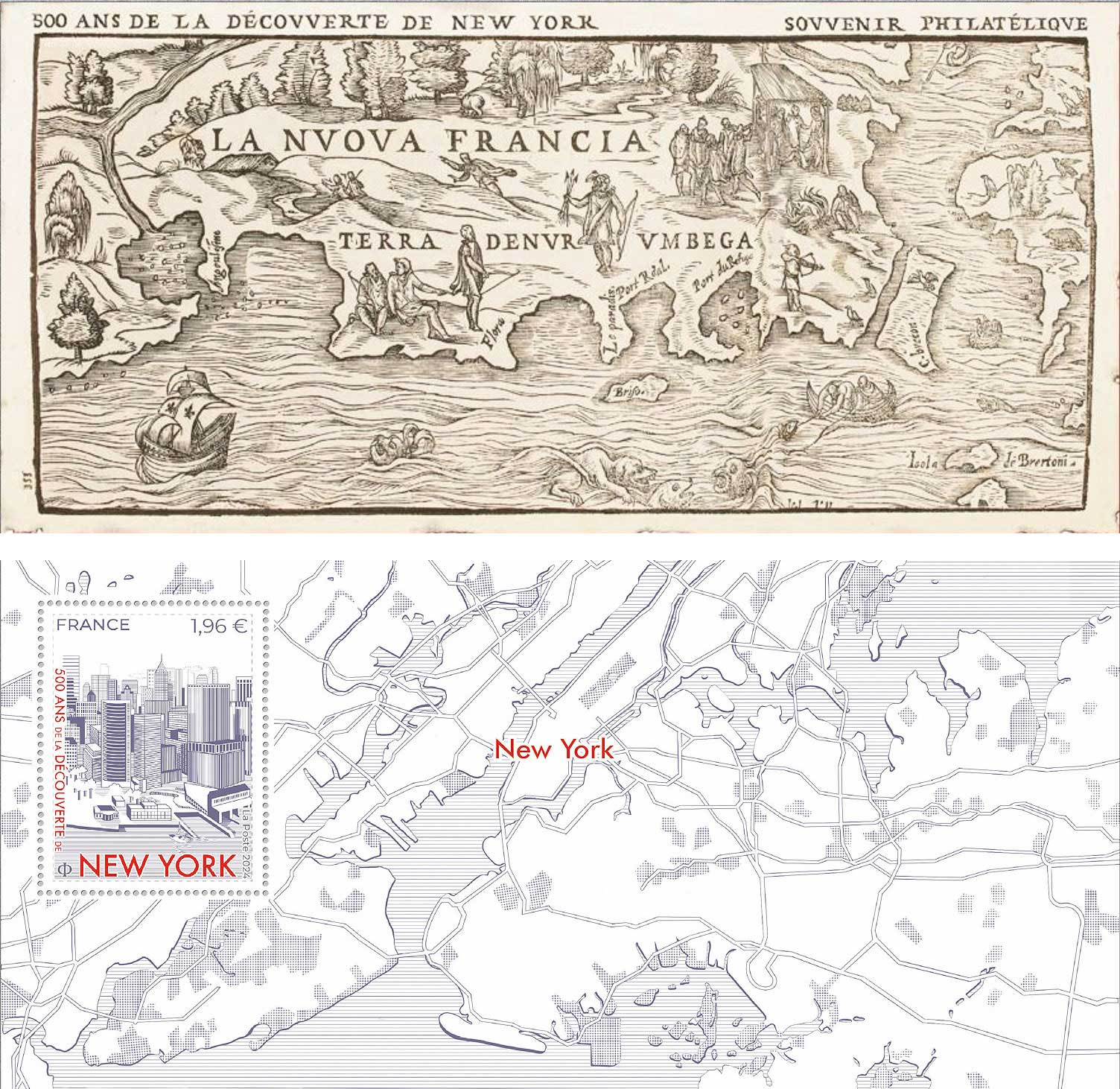2024 500 ANS DE LA DÉCOUVERTE DE NEW-YORK